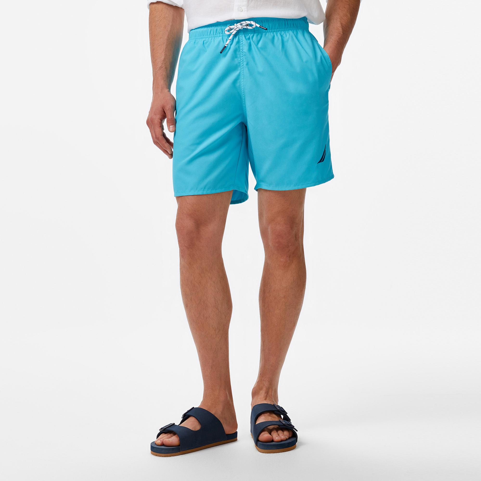 Nautica Erkek Mavi Regular Fit Deniz Şortu