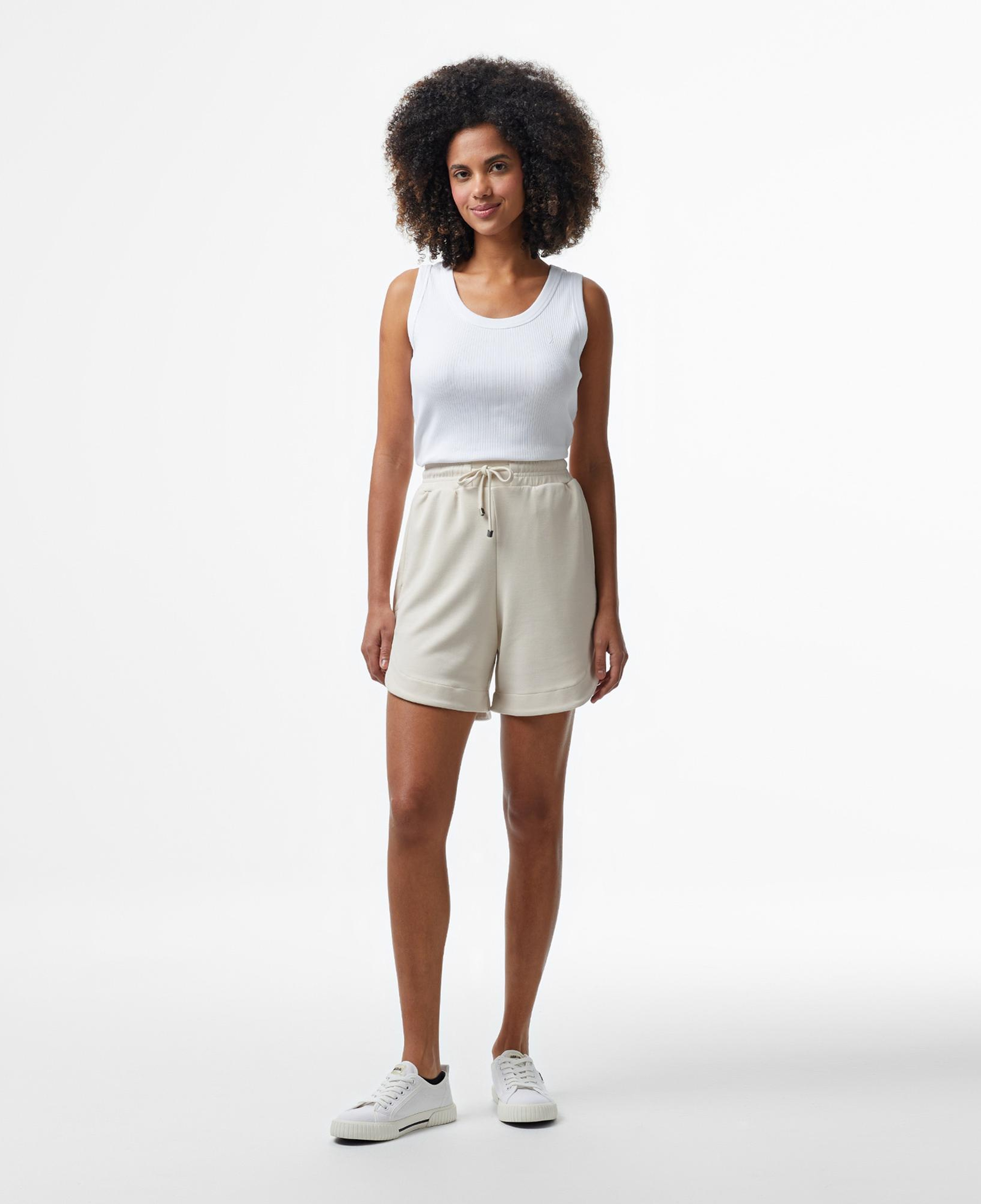 Nautica Kadın Krem Rengi Regular Fit Şort