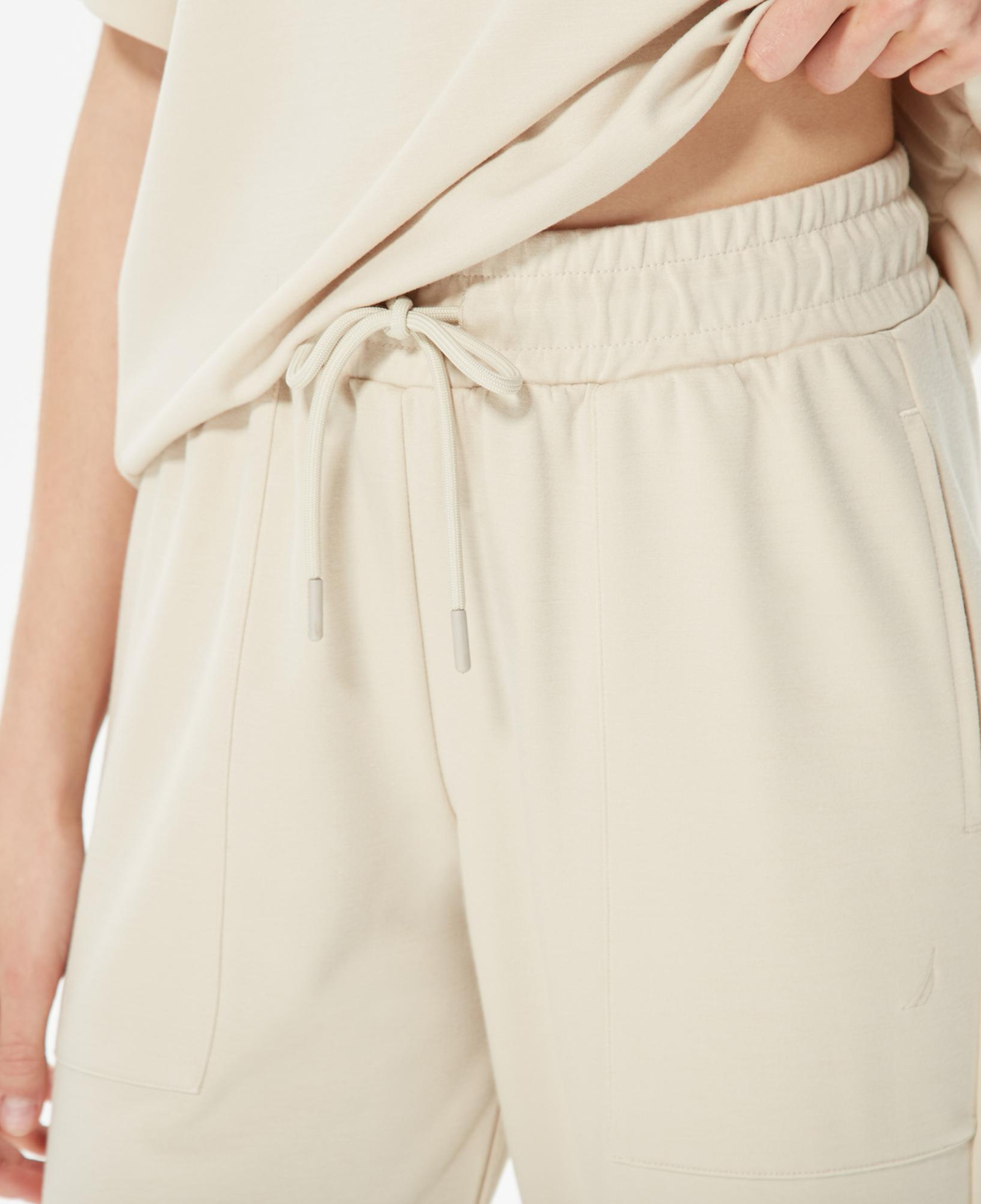 Nautica Kadın Bej Oversize Eşofman Altı