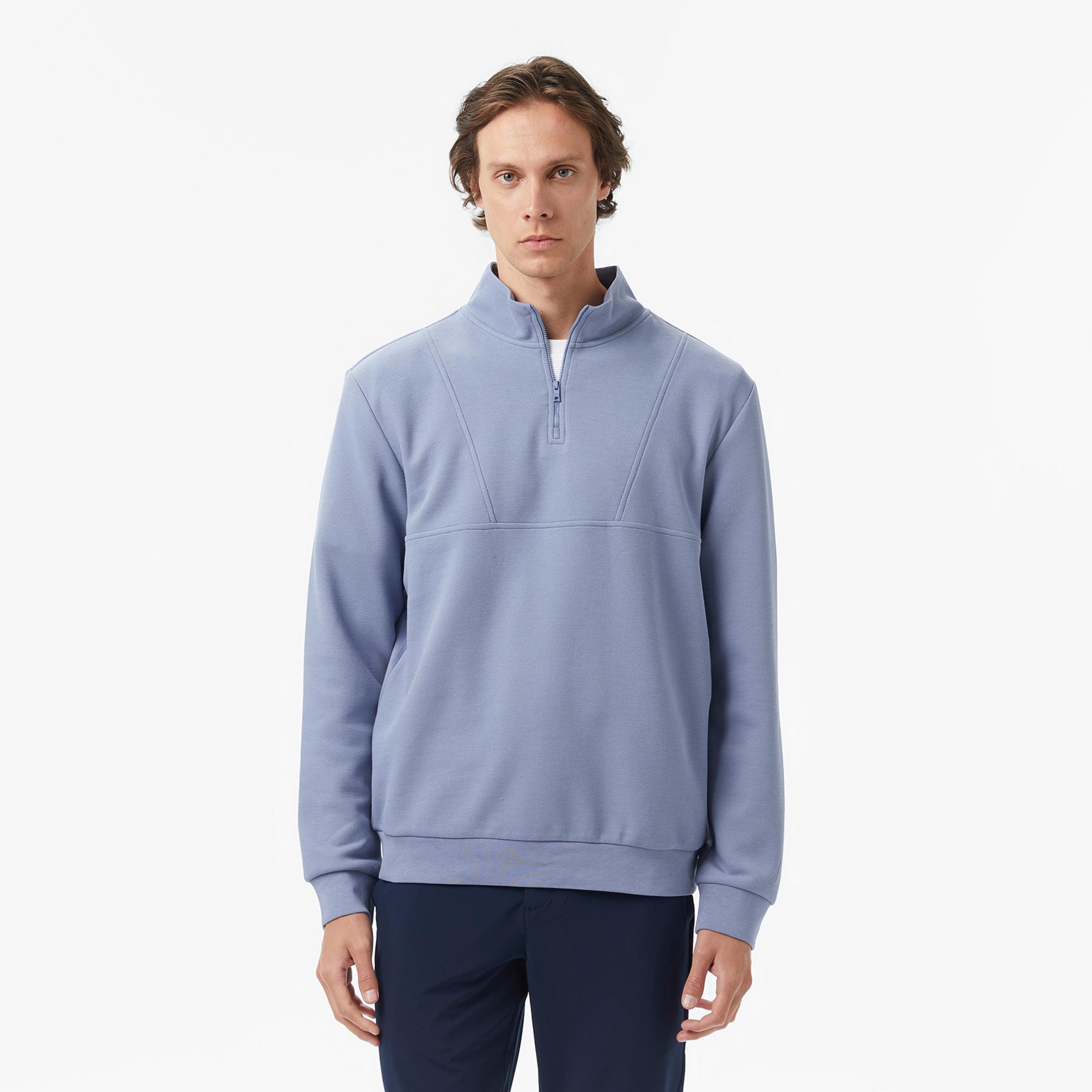 Nautica Erkek Mavi Classic Fit Sweatshirt