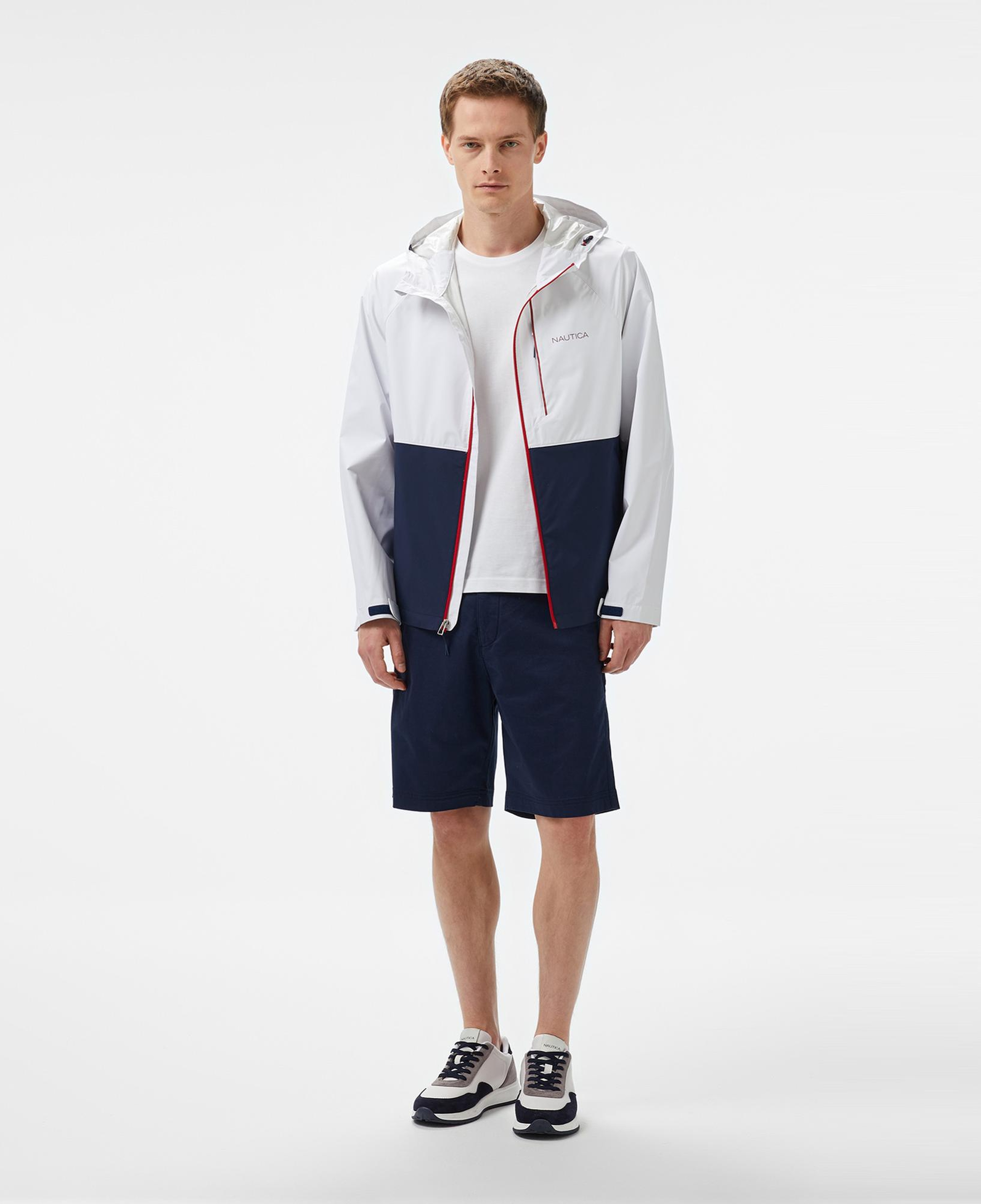 Nautica Erkek Beyaz Regular Fit Dik Yaka Mont