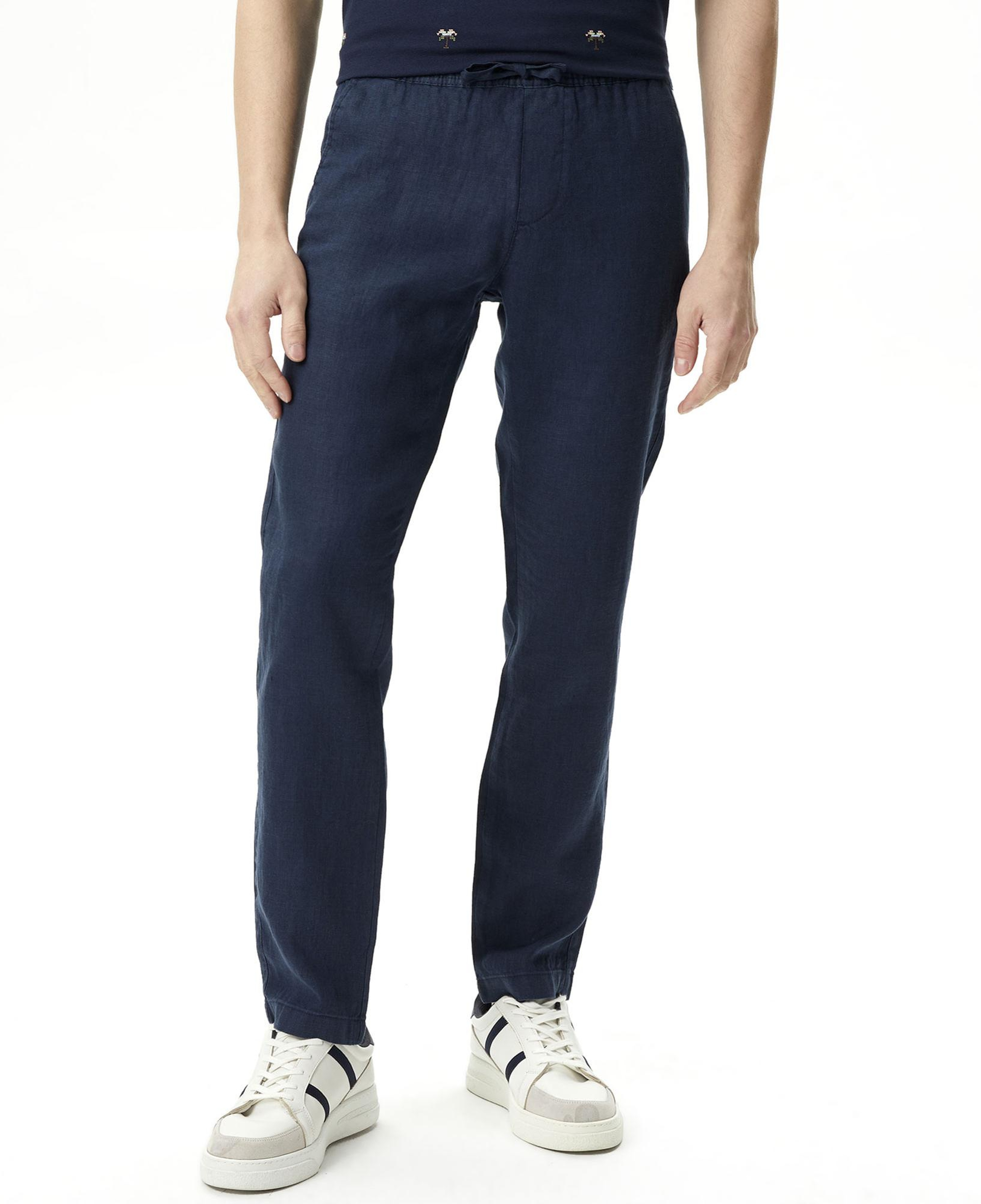 Nautica Erkek Lacivert Keten Pantolon