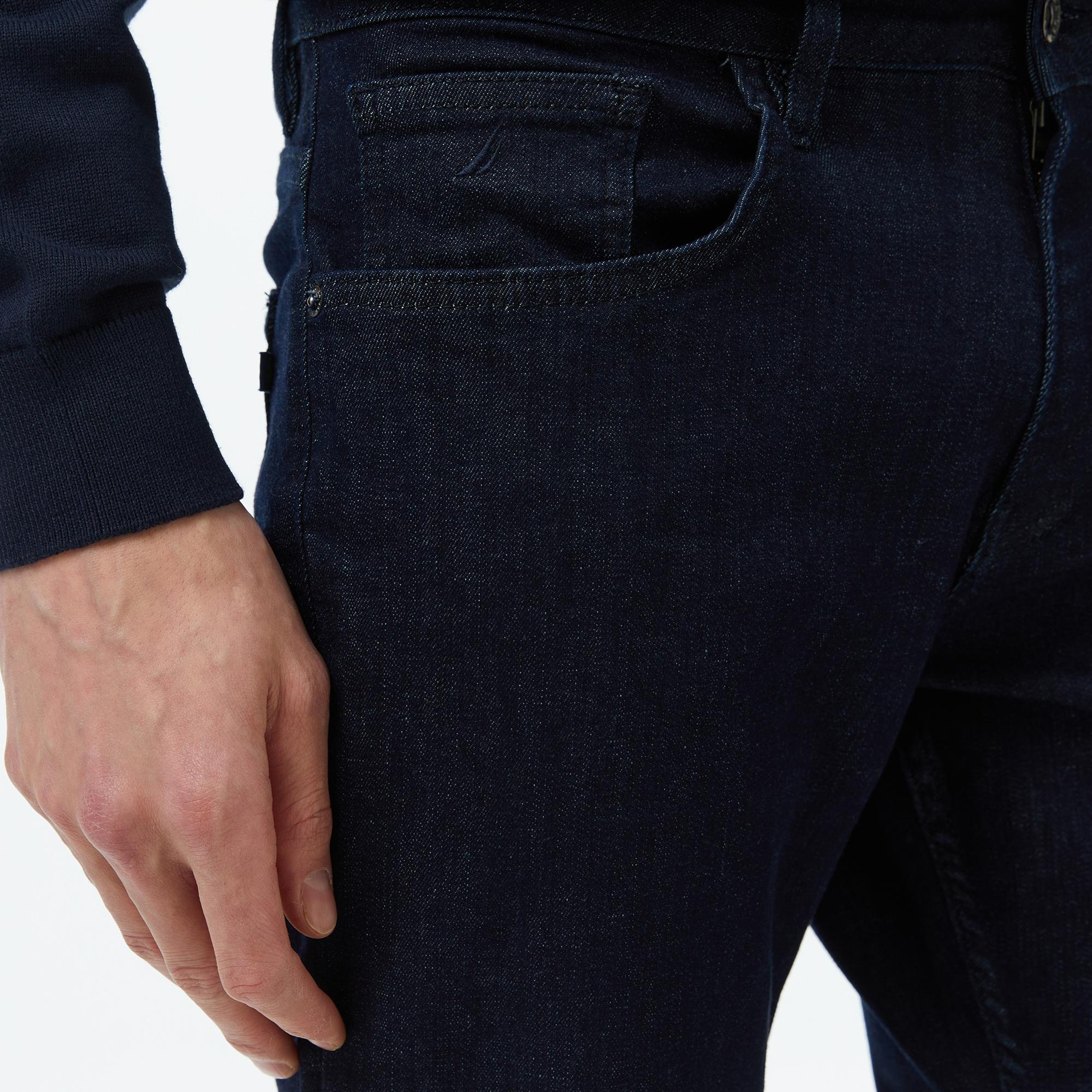 Nautica Erkek Lacivert Regular Fit Jean Pantolon