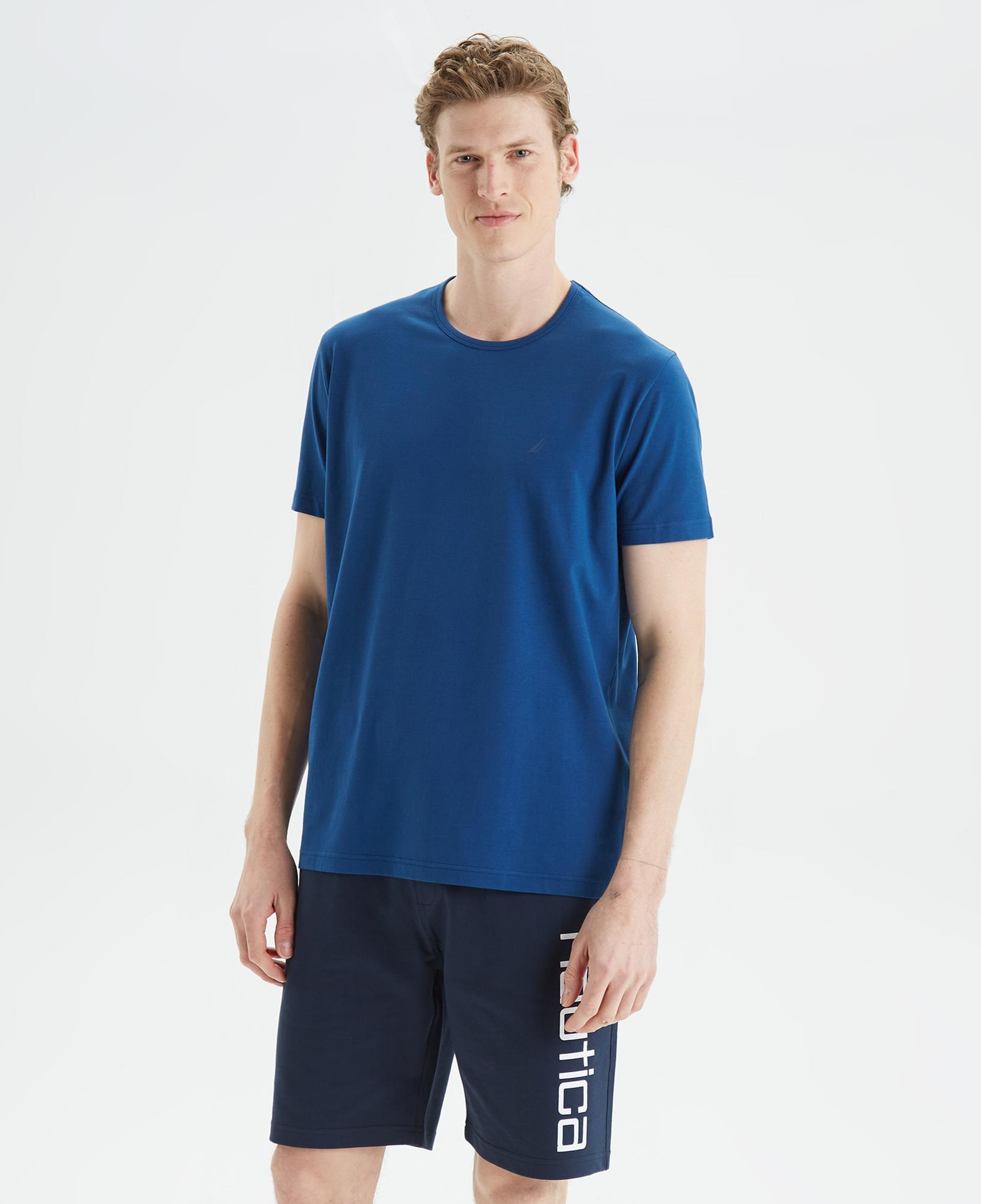 Nautica Erkek Mavi T-Shirt