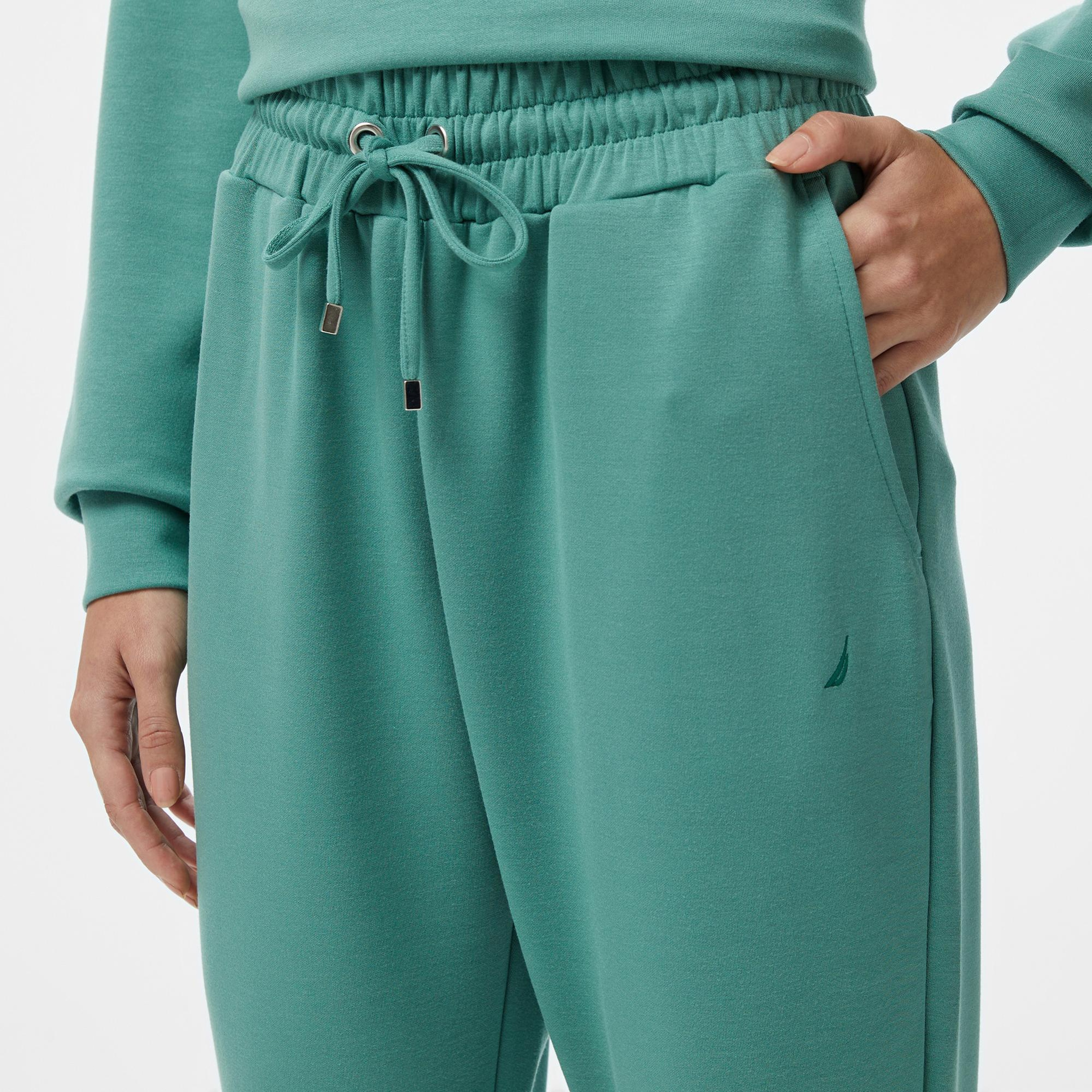 Nautica Kadın Yeşil Regular Fit Eşofman Altı