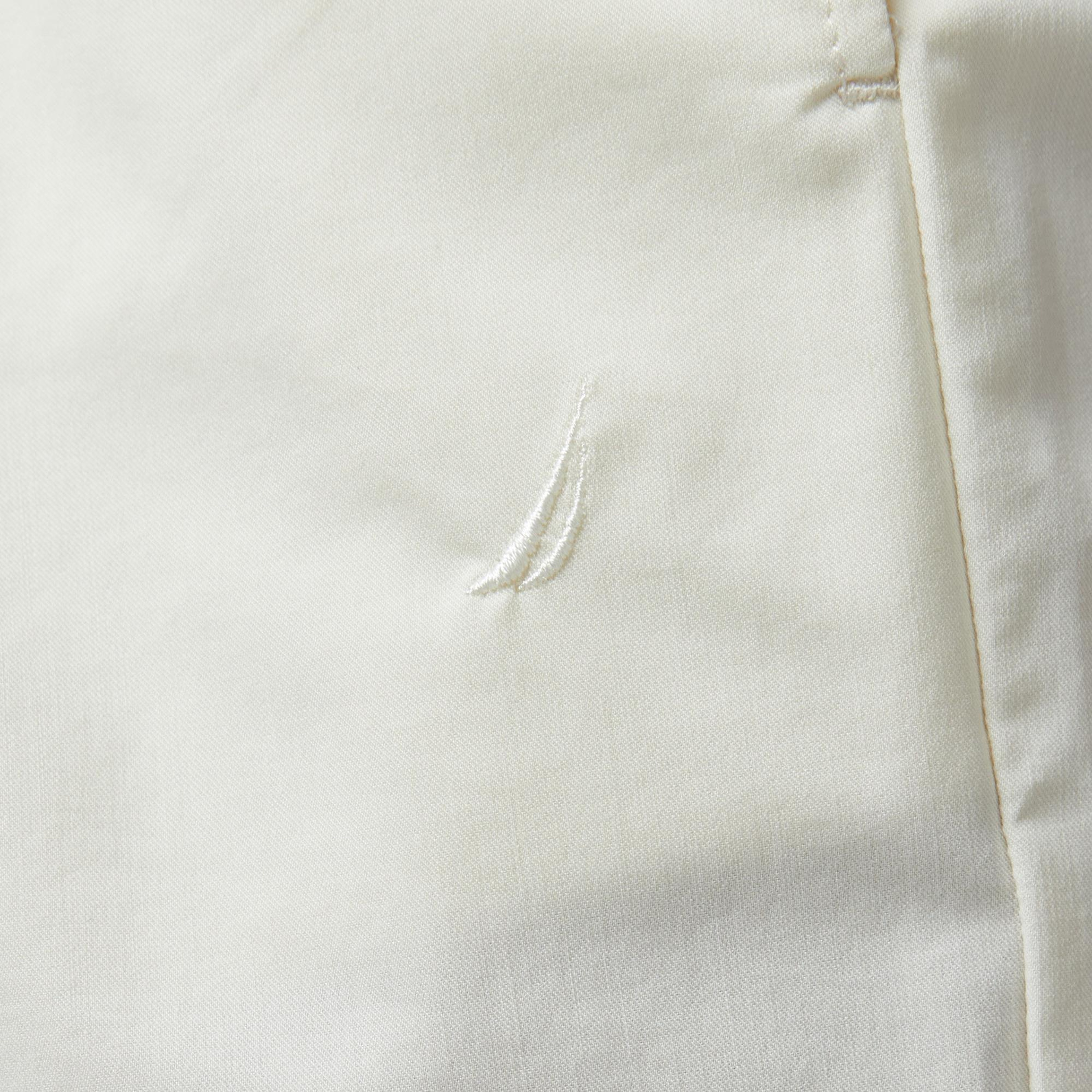 Nautica Kadın Krem Rengi Relaxed Fit Pantolon