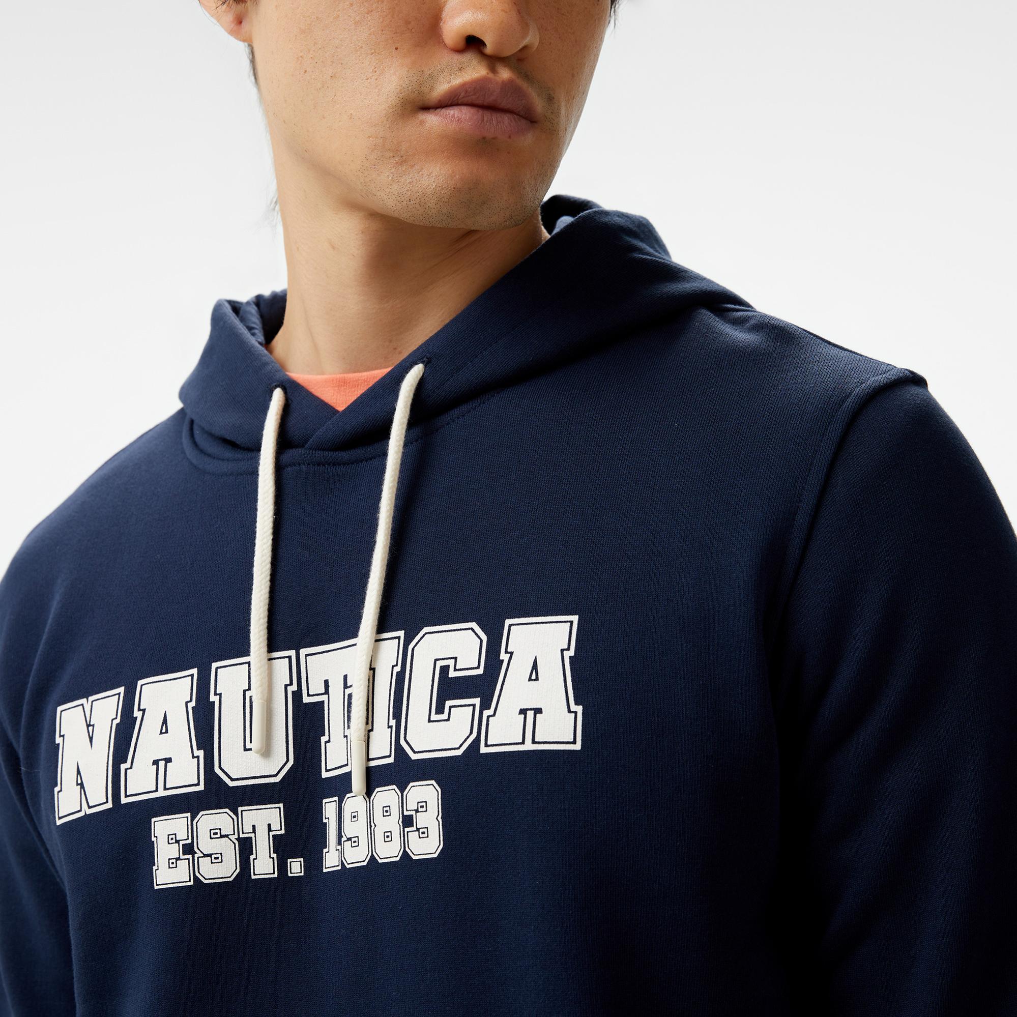 Nautica Erkek Lacivert Standart Fit Sweatshirt