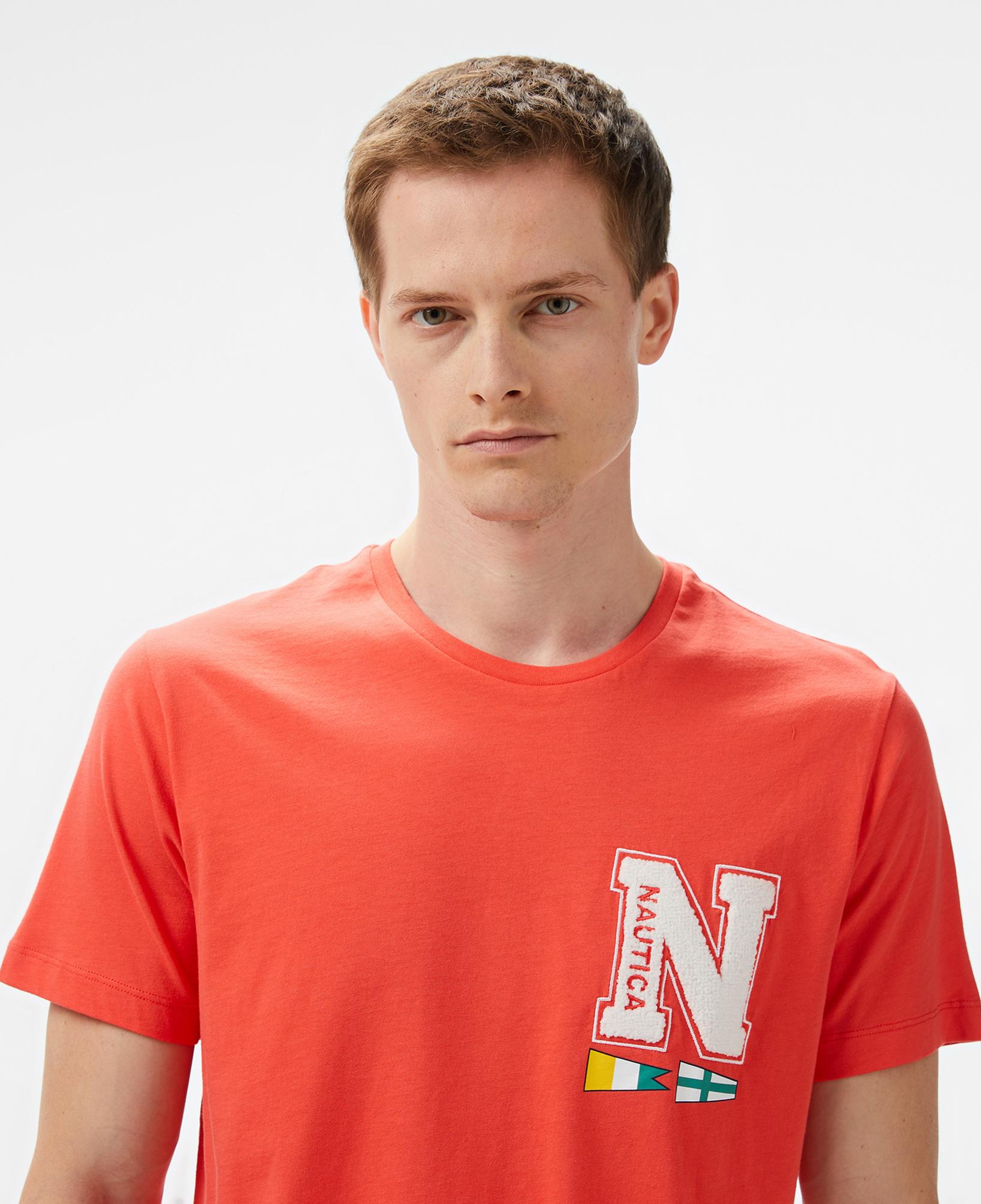 Nautica Erkek Kırmızı Regular Fit T-Shirt