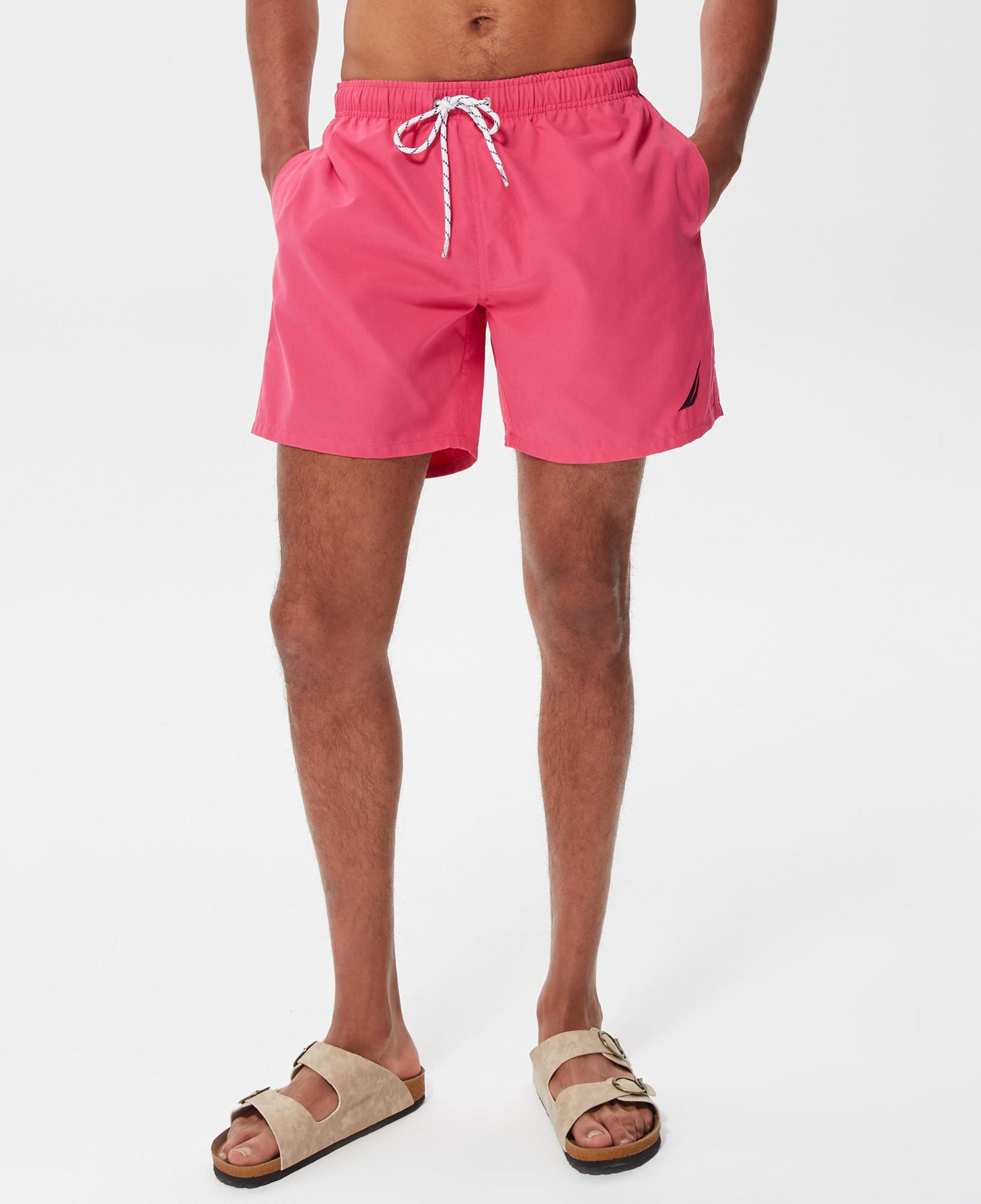 Nautica Erkek Pembe Regular Fit Deniz Şortu