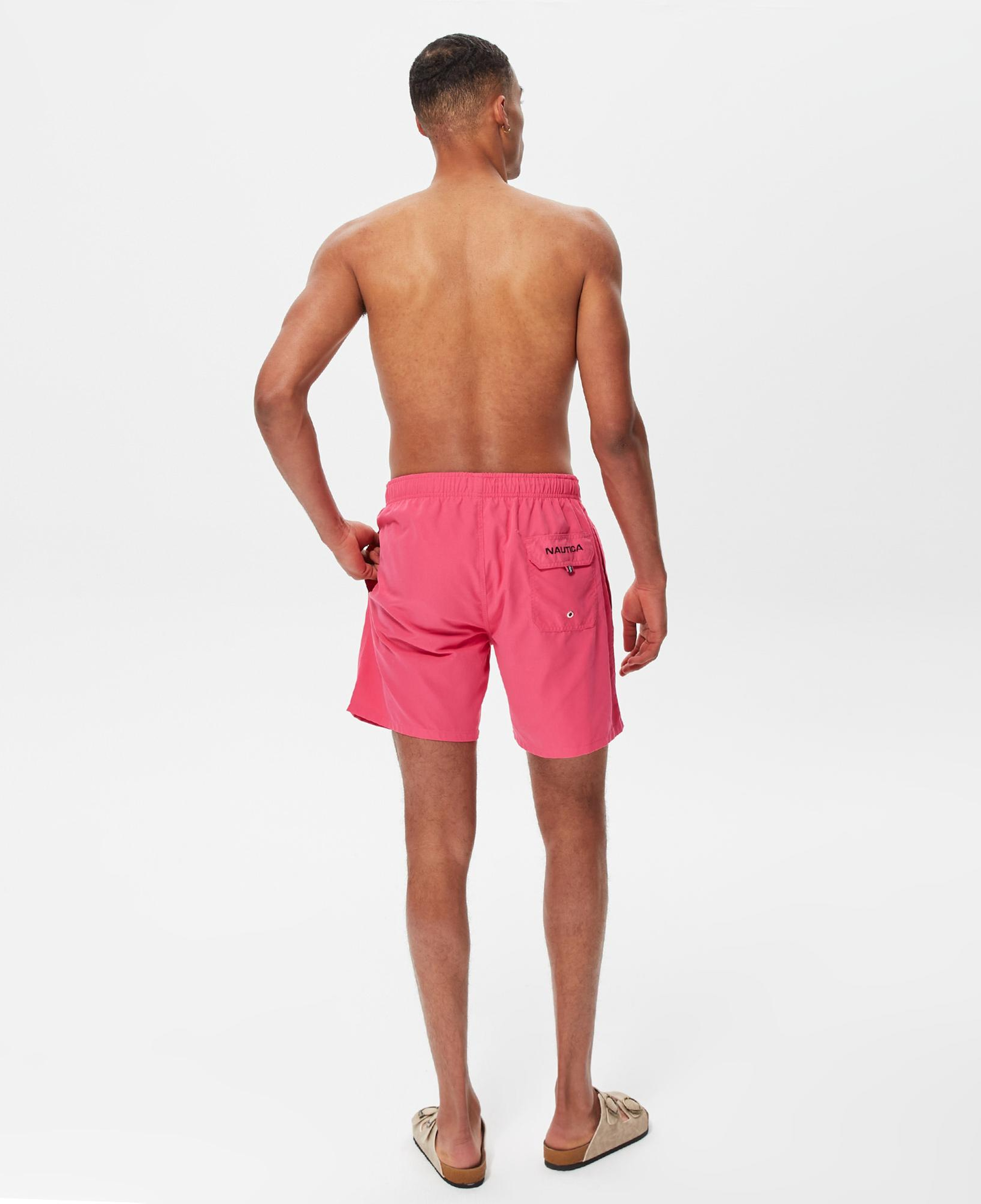 Nautica Erkek Pembe Regular Fit Deniz Şortu