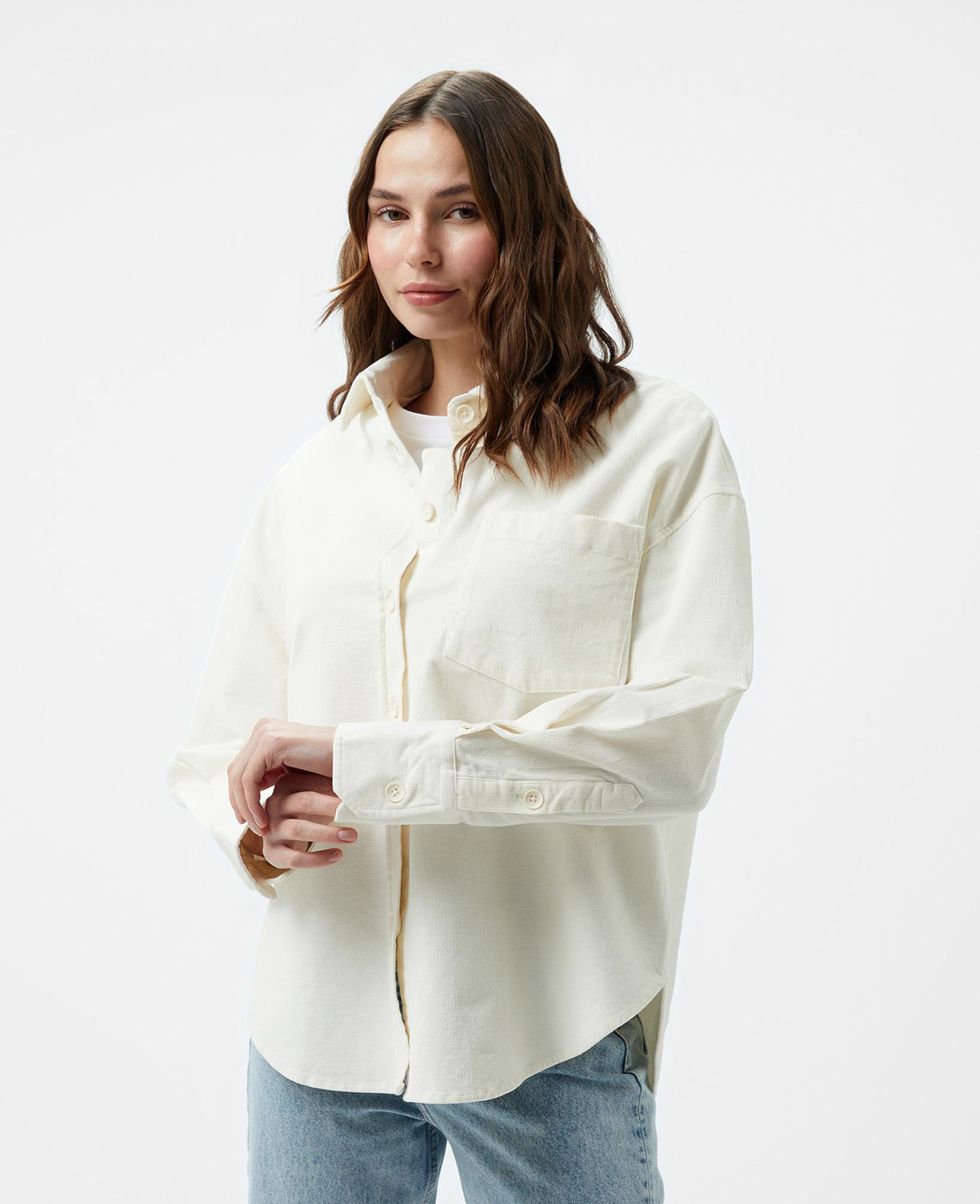 Nautica Kadın Beyaz Regular Fit Gömlek