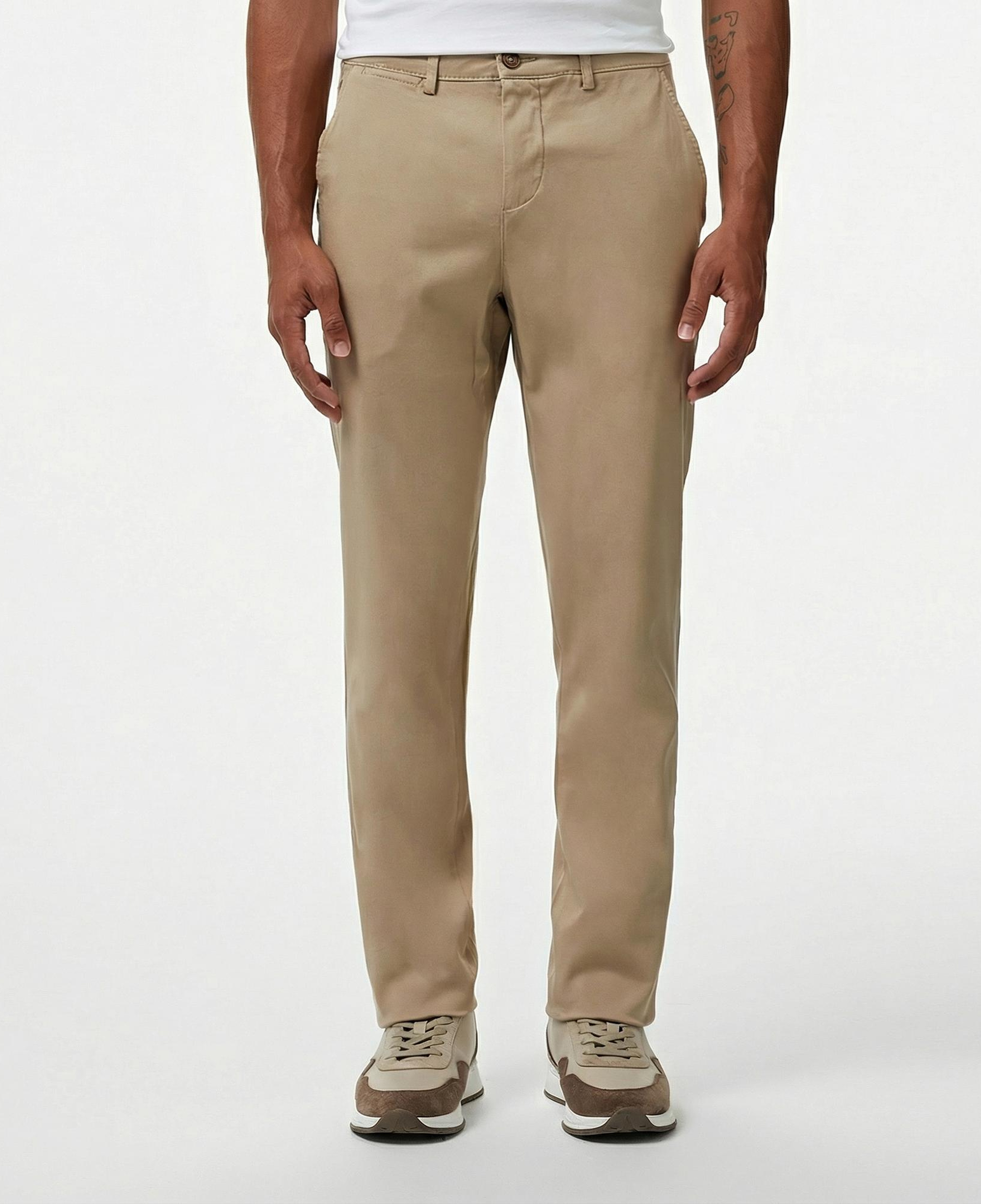 Nautica Erkek Bej Slim Fit Pantolon