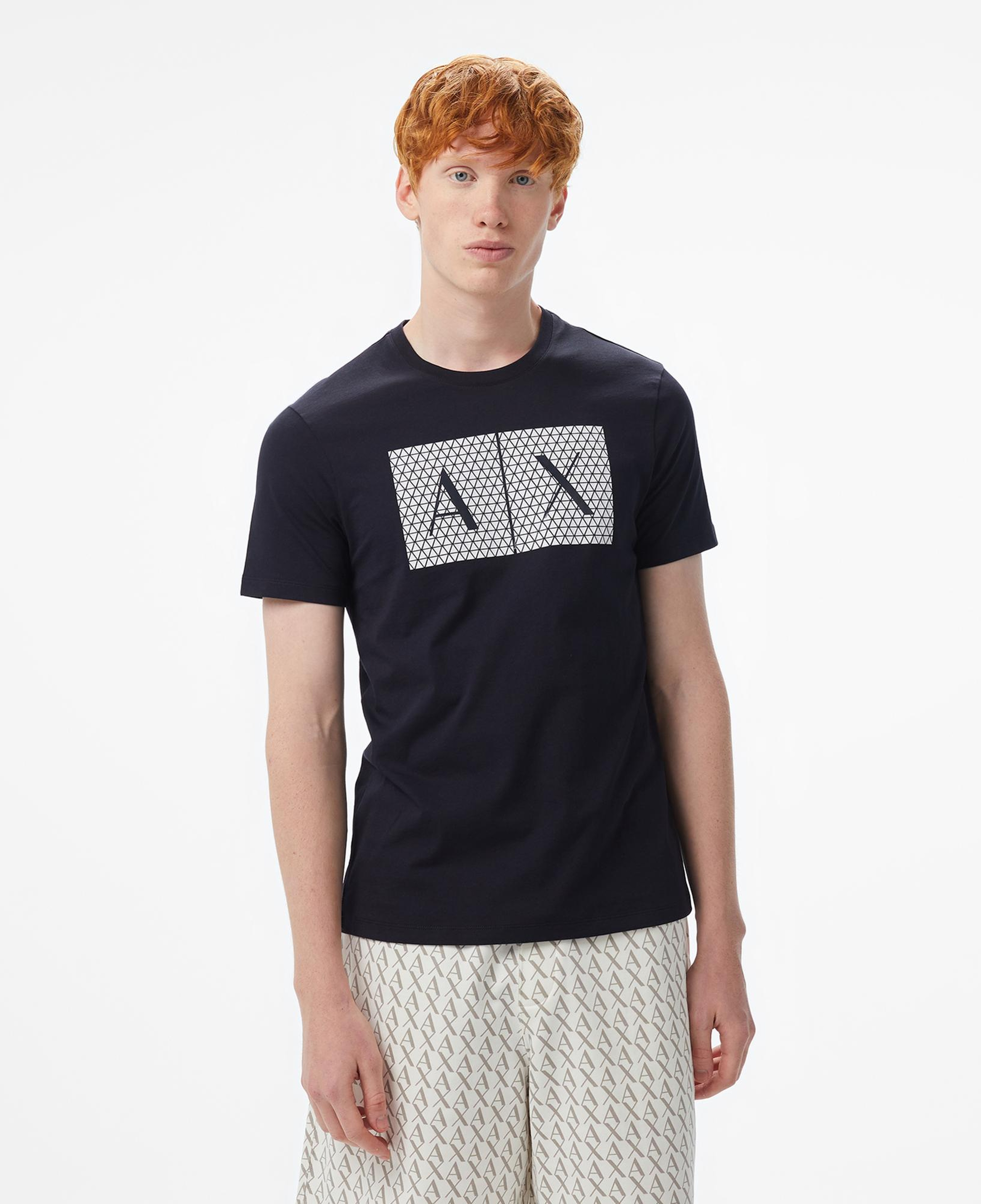 Armani Exchange Erkek Lacivert T-Shirt