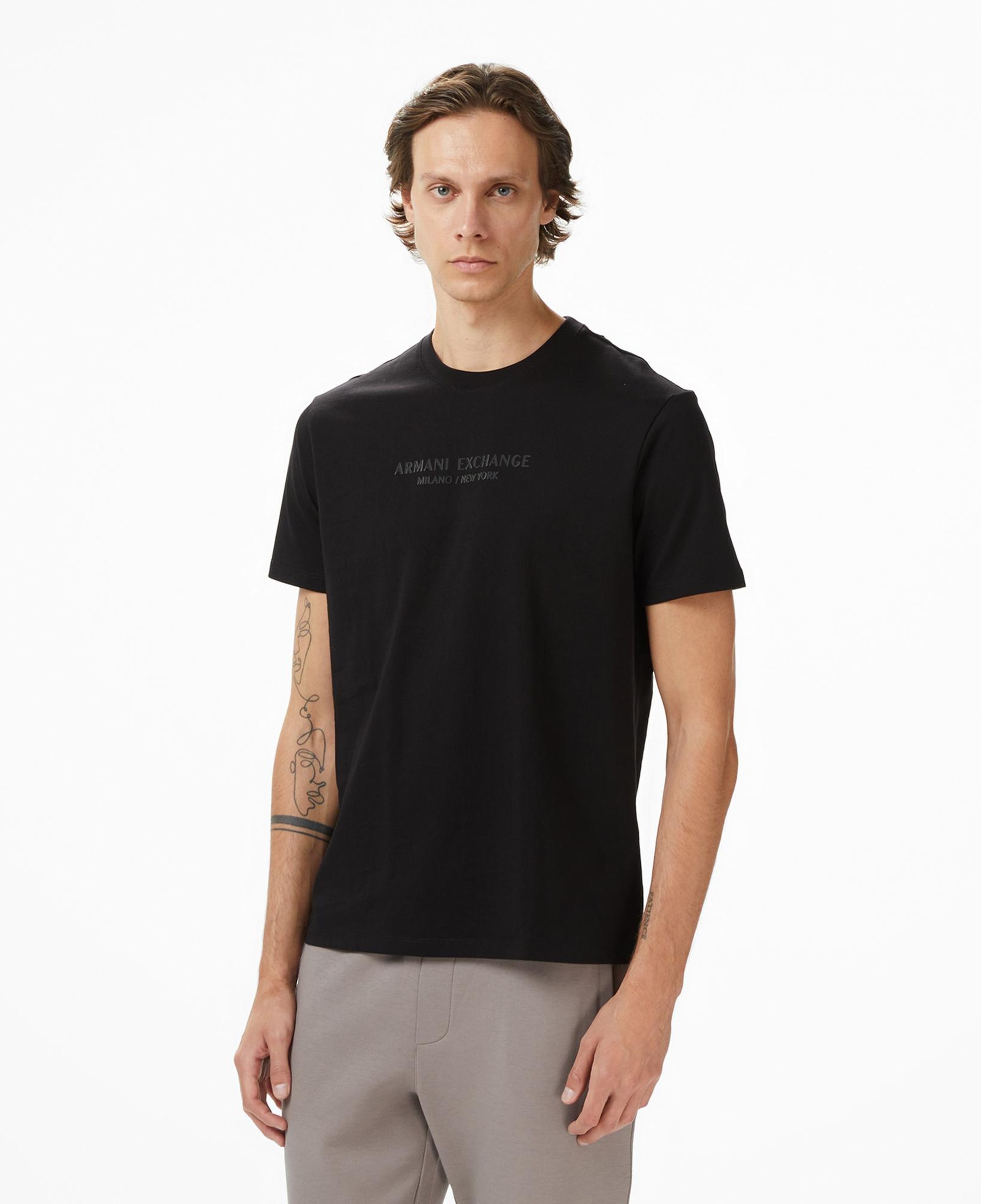 Armani Exchange Erkek Siyah T-Shirt