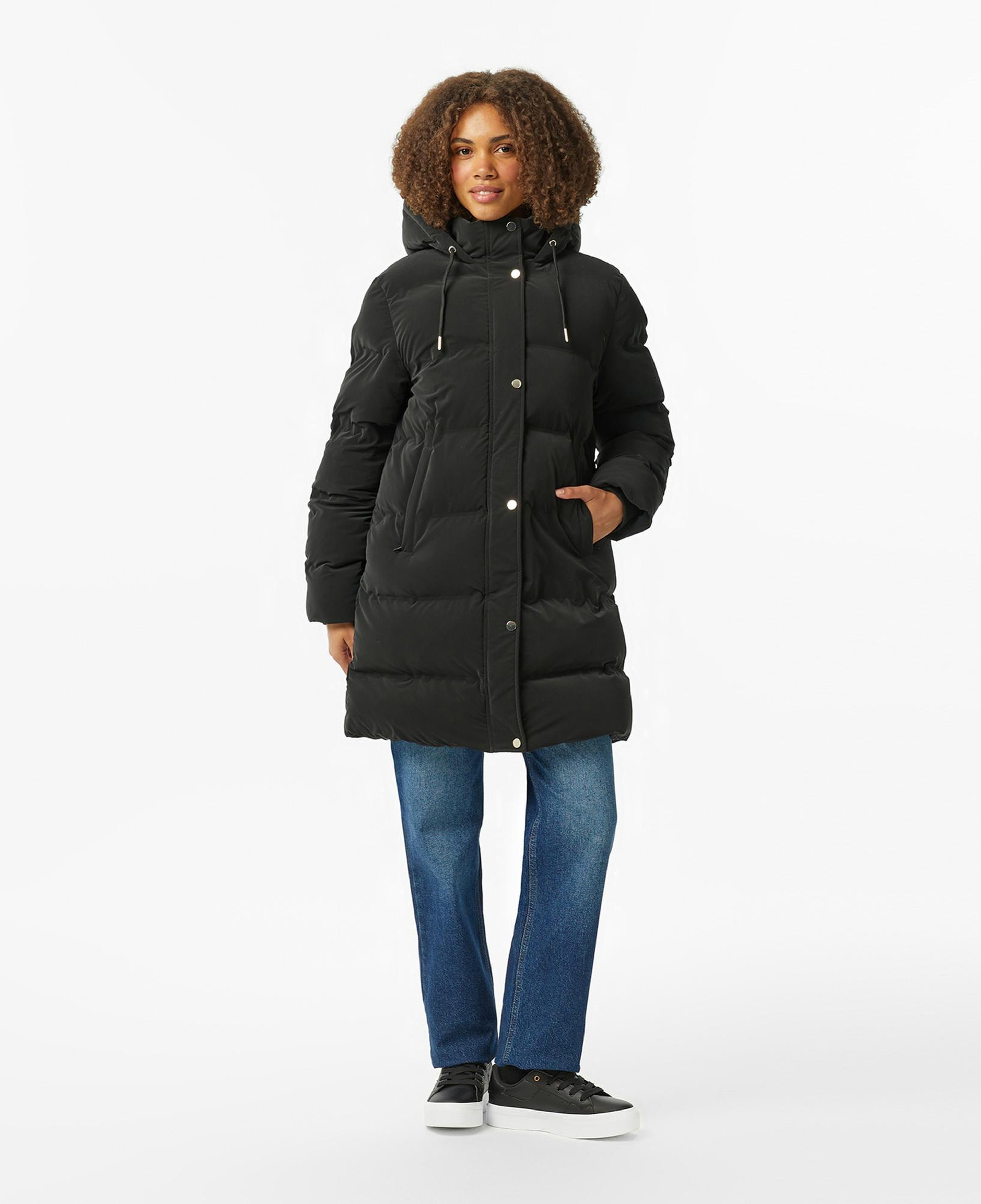 Nautica Kadın Siyah Regular Fit Mont