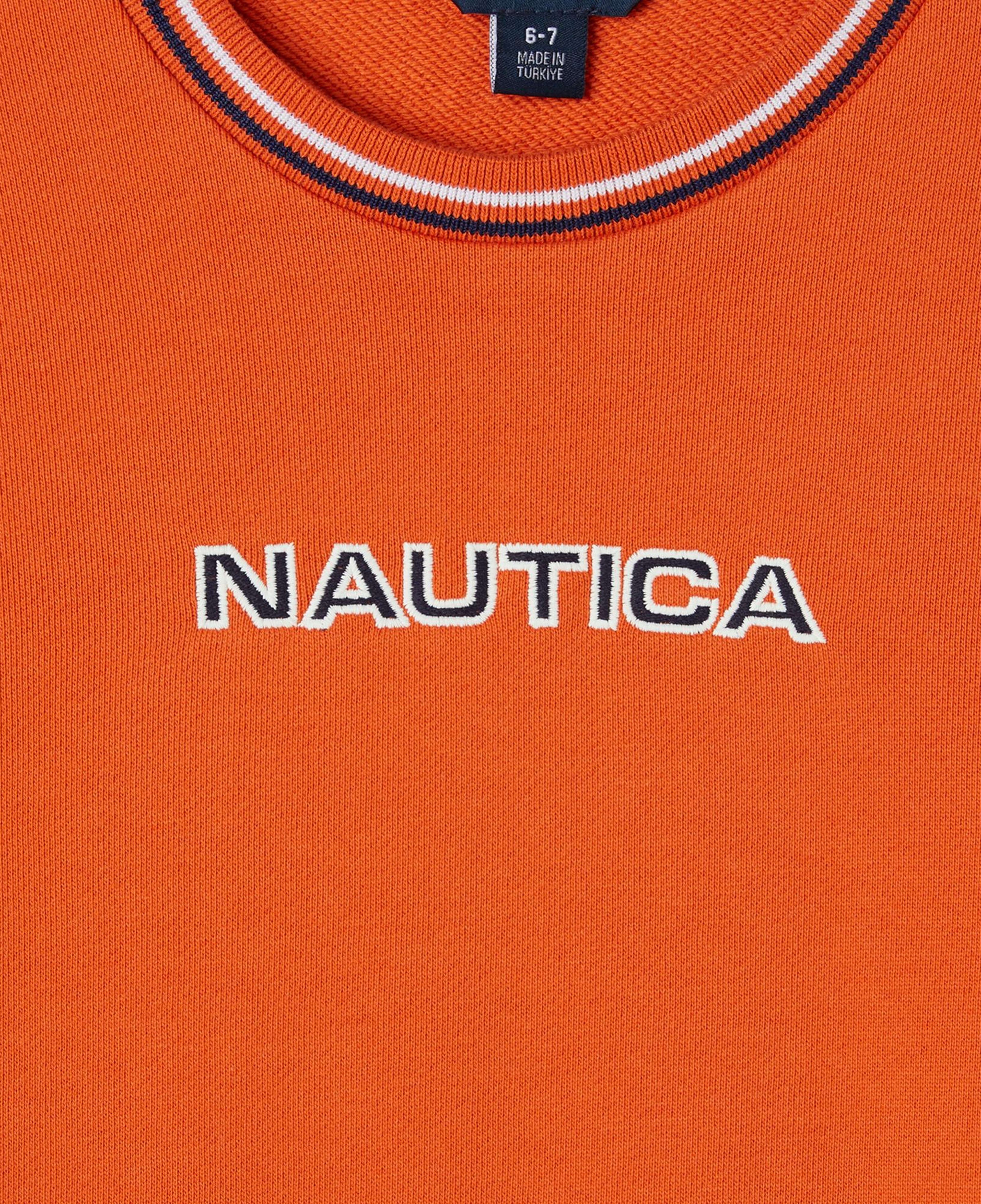 Nautica Erkek Çocuk Turuncu Sweatshirt