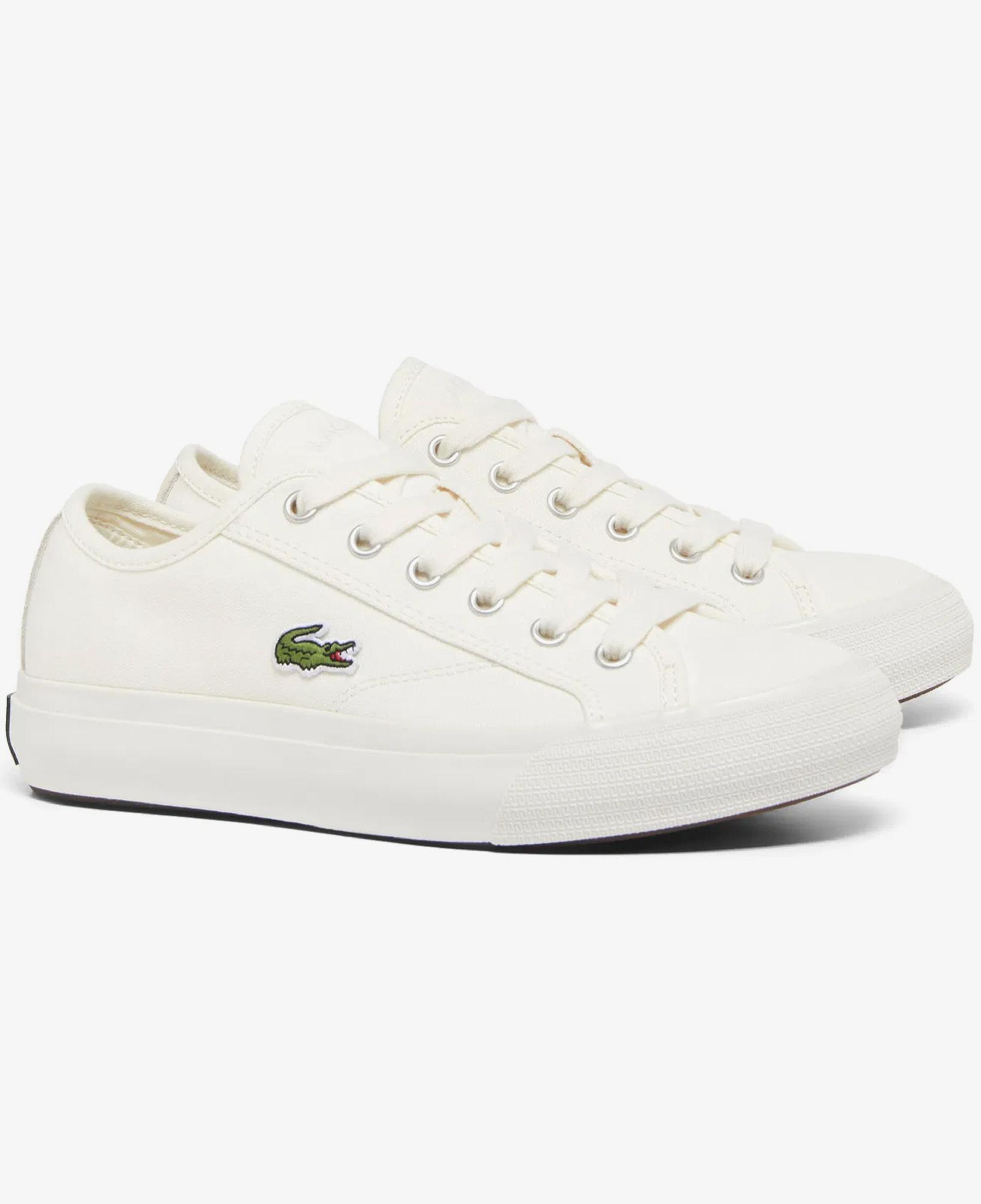 Lacoste Backcourt Kadın Krem Sneaker