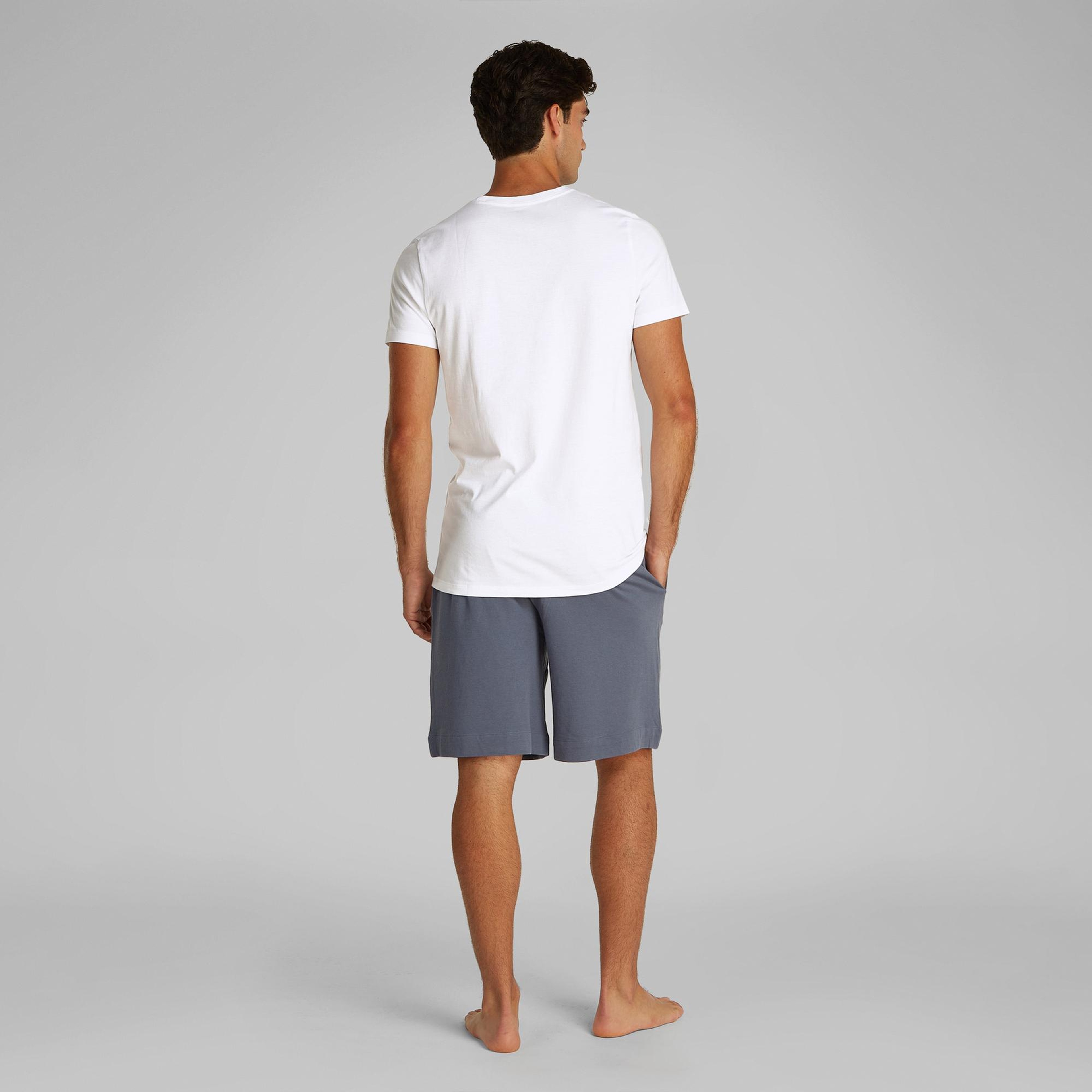 Calvin Klein Crew 3'lü Erkek Beyaz T-Shirt