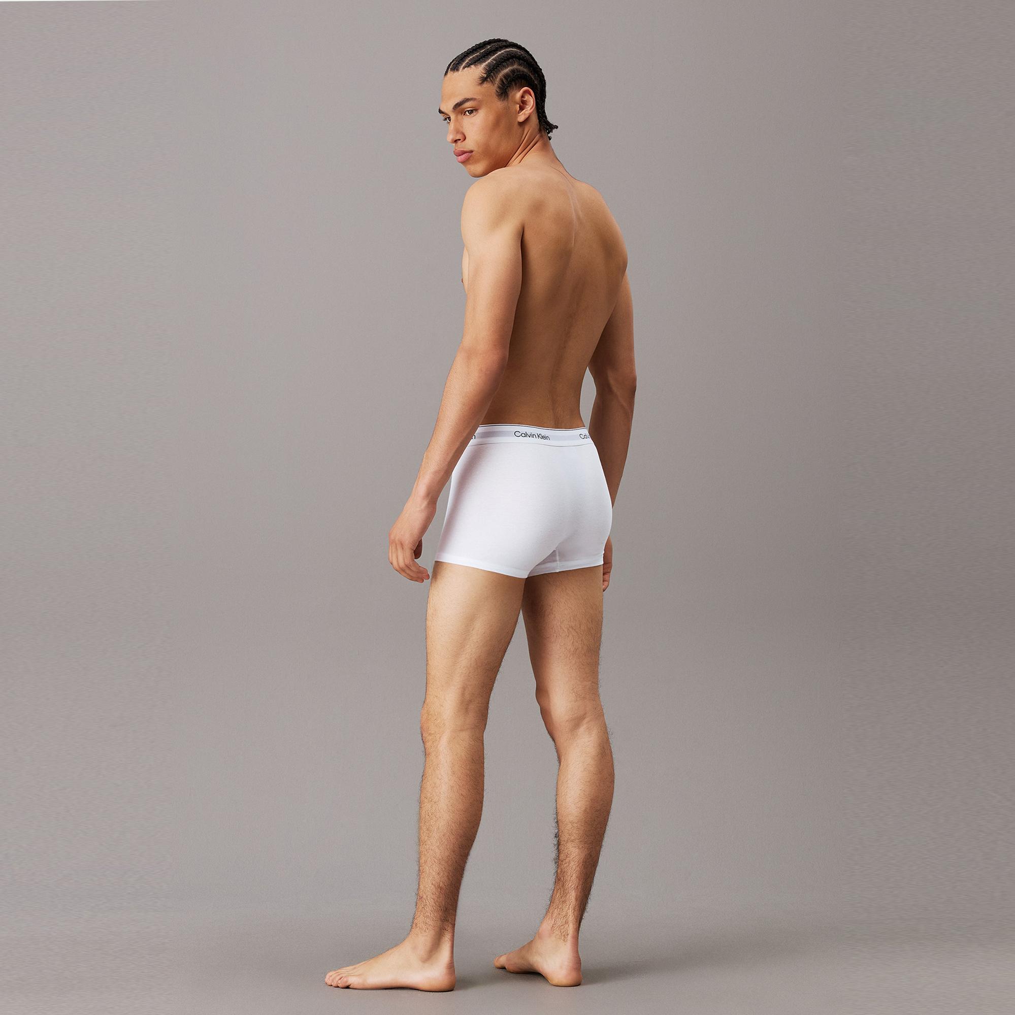 Calvin Klein Trunk 3'lü Erkek Beyaz Boxer