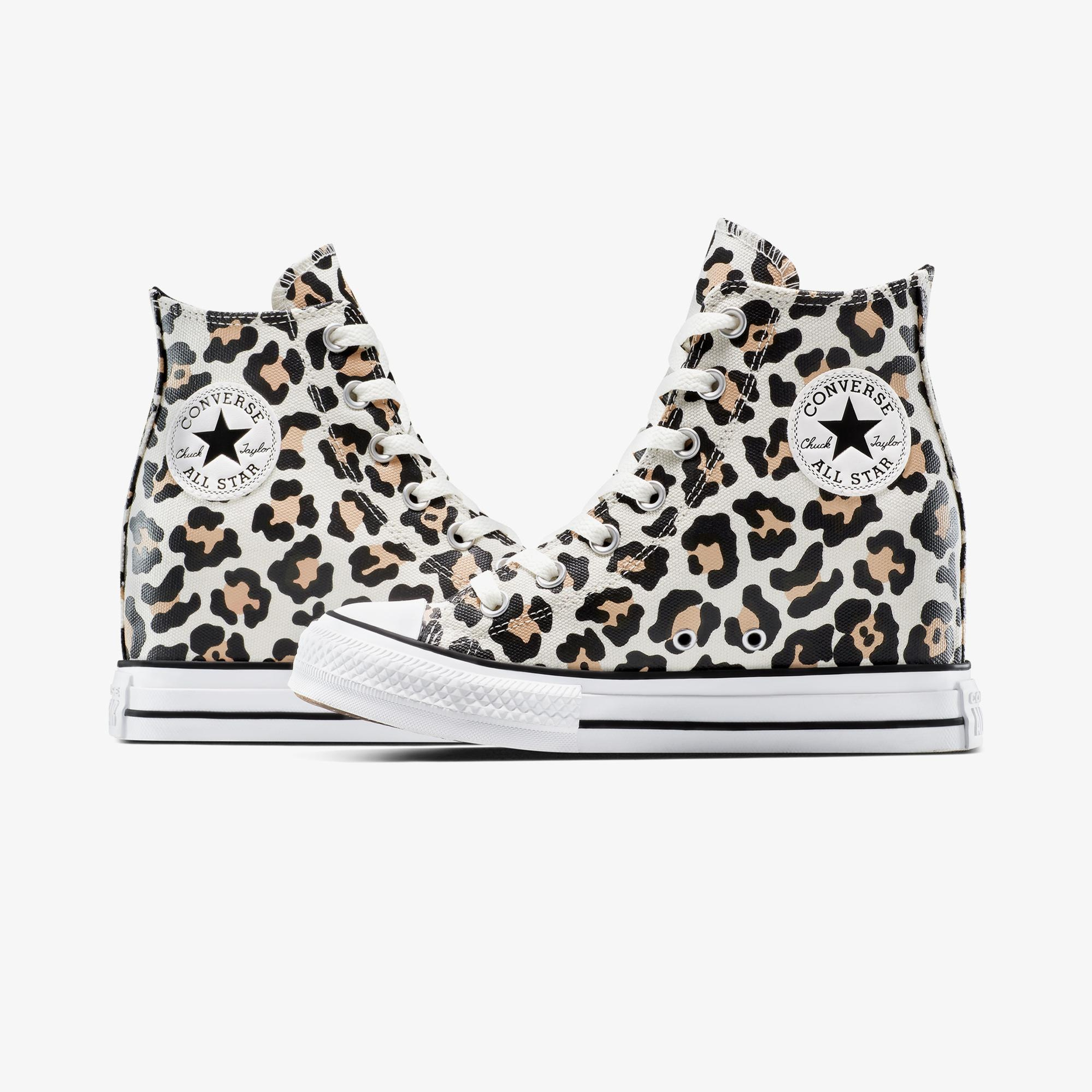 Converse Chuck Taylor All Star Platform Wedge Kadın Krem Sneaker