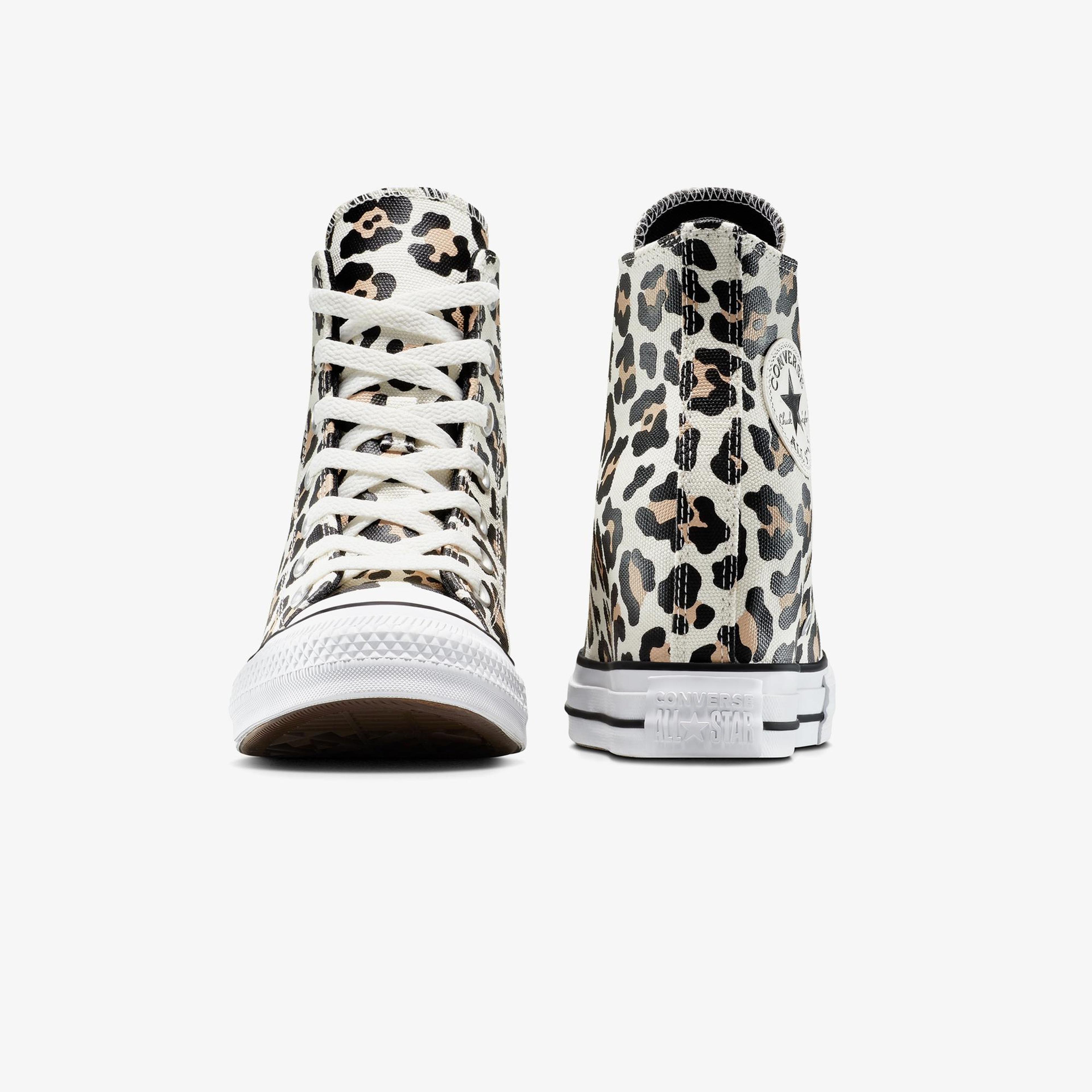 Converse Chuck Taylor All Star Platform Wedge Kadın Krem Sneaker