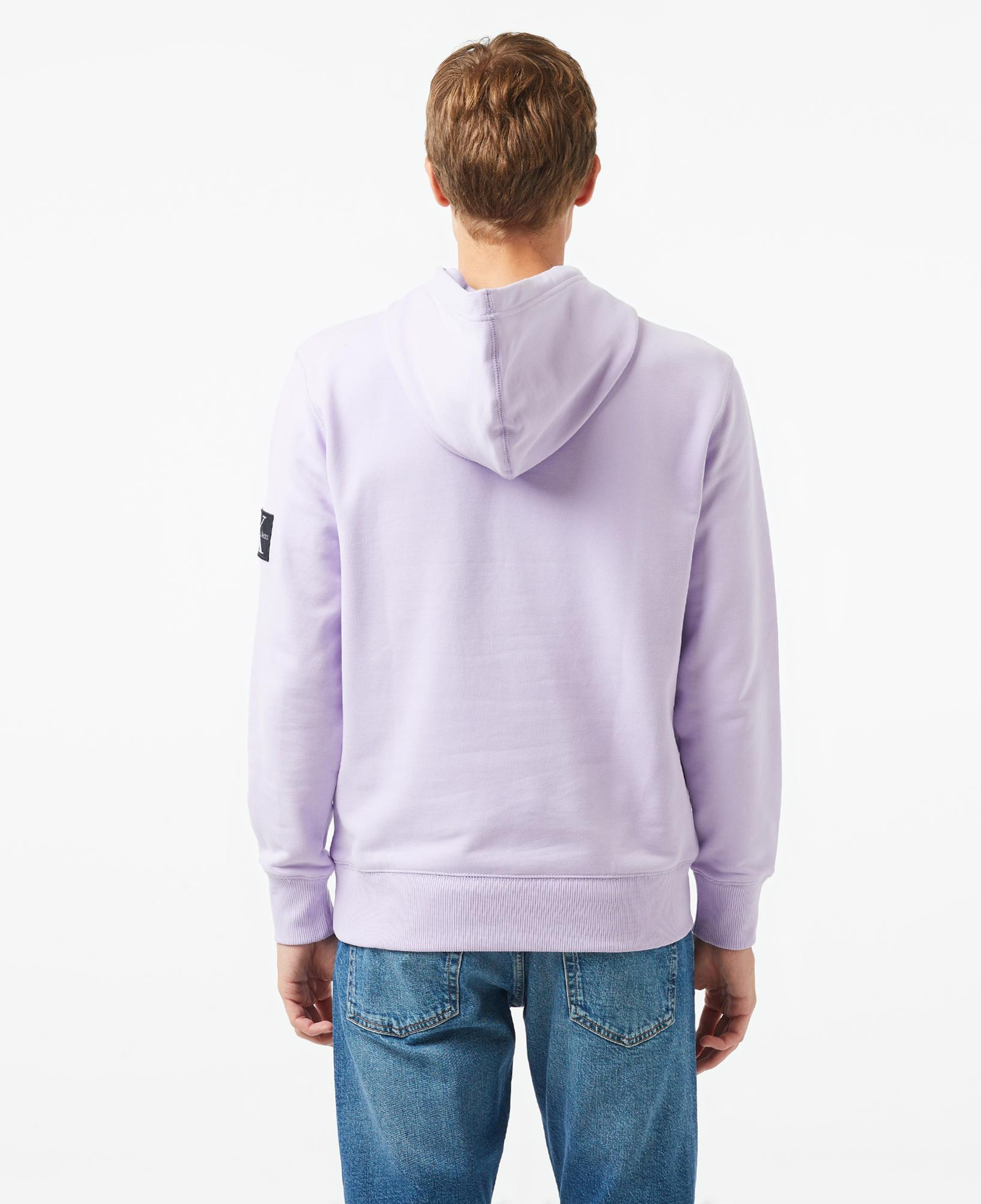 Calvin Klein Jeans Badge Erkek Lila Hoodie