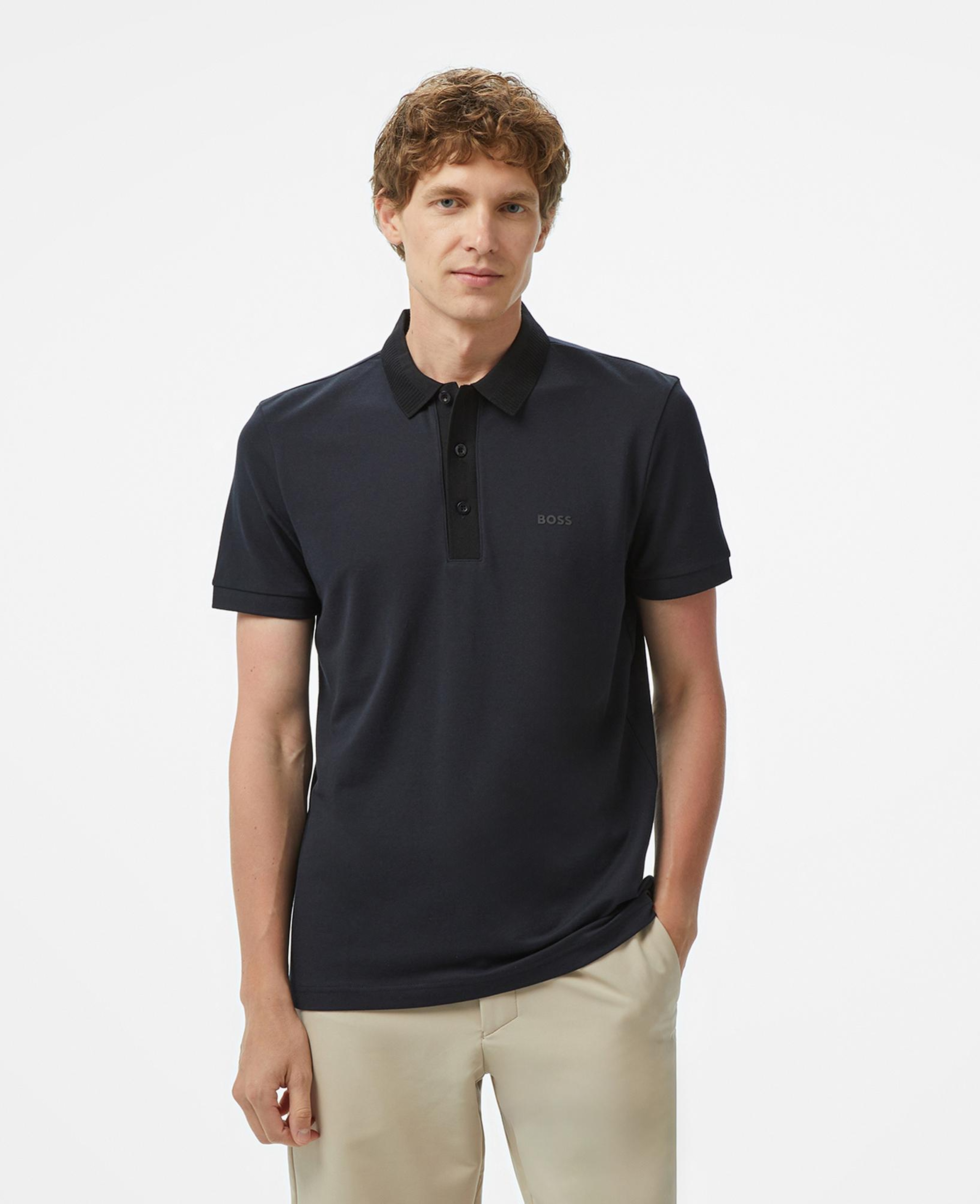 Boss Paule Erkek Lacivert Polo