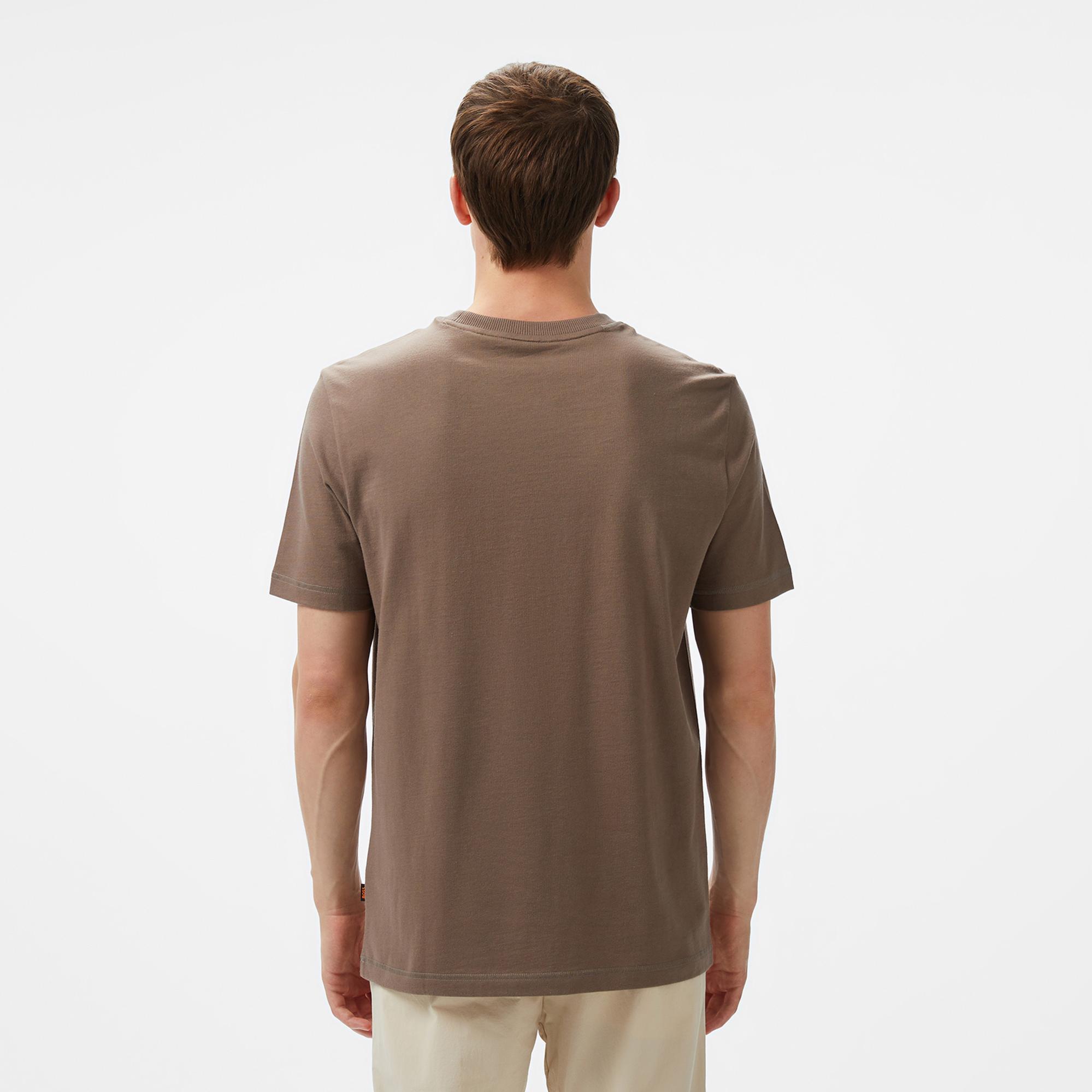 Boss Logospace Erkek Bej T-Shirt