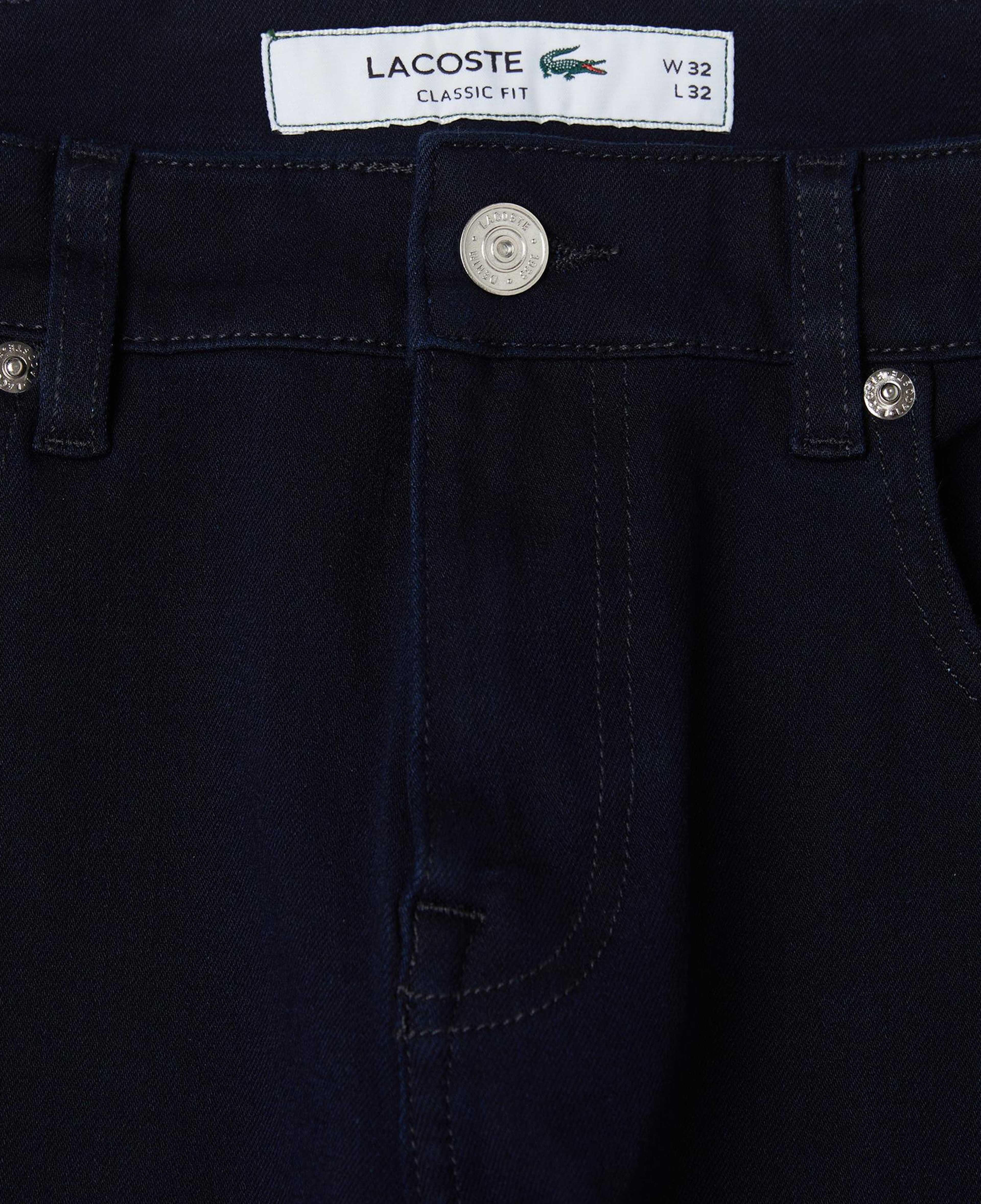 Lacoste Erkek Regular Fit Lacivert Jean Pantolon