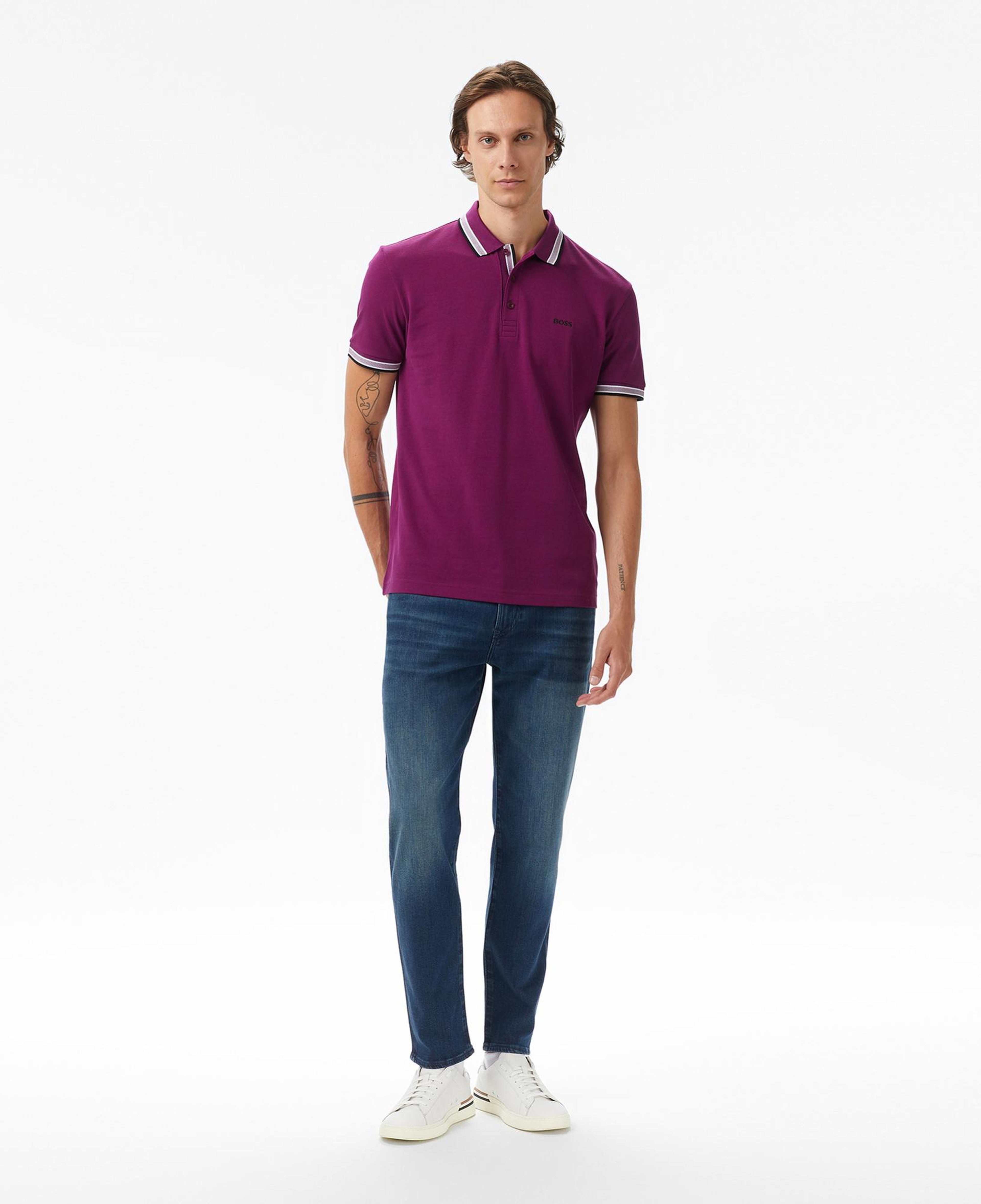 Boss Paddy Erkek Mor Polo