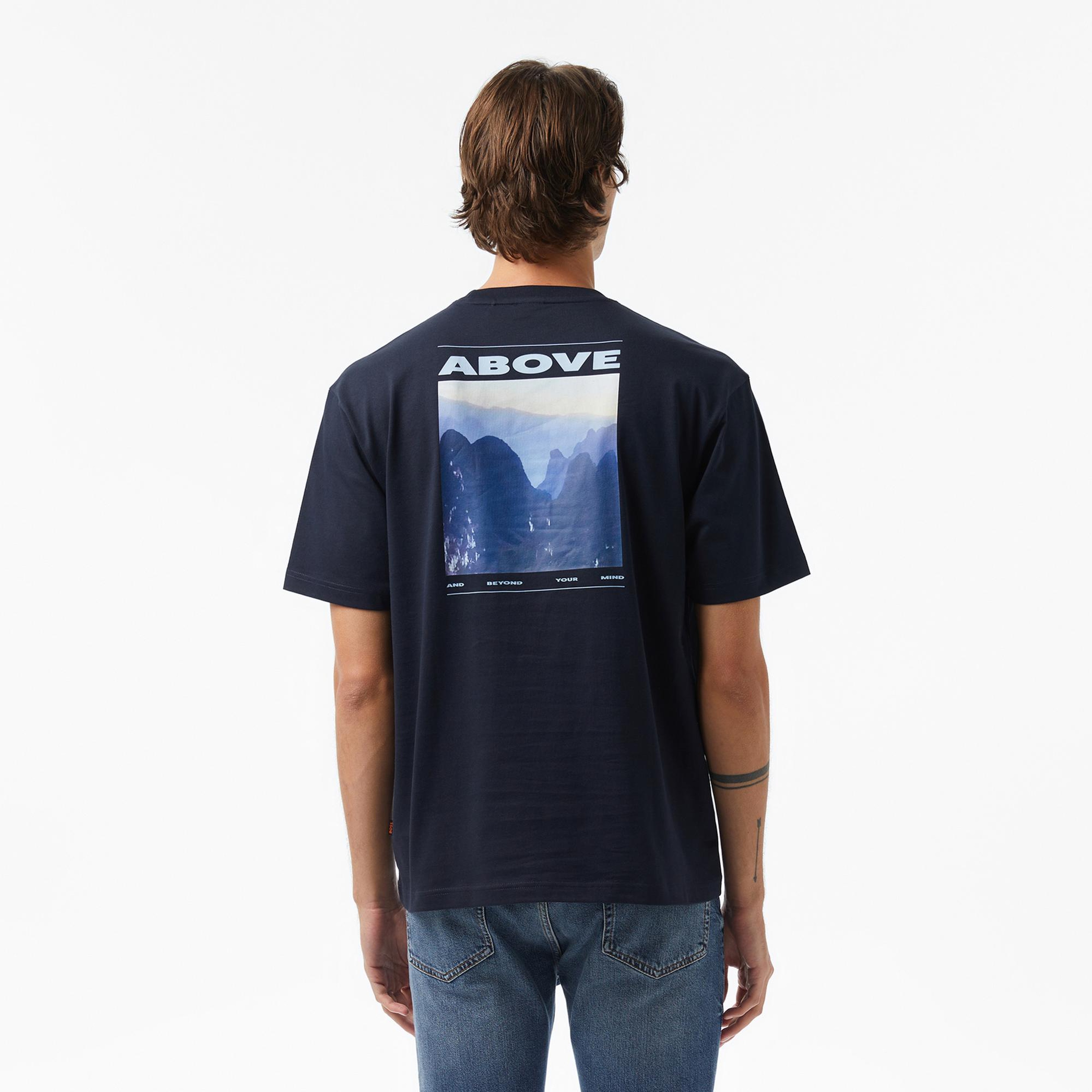 Boss Erkek Koyu Mavi T-Shirt