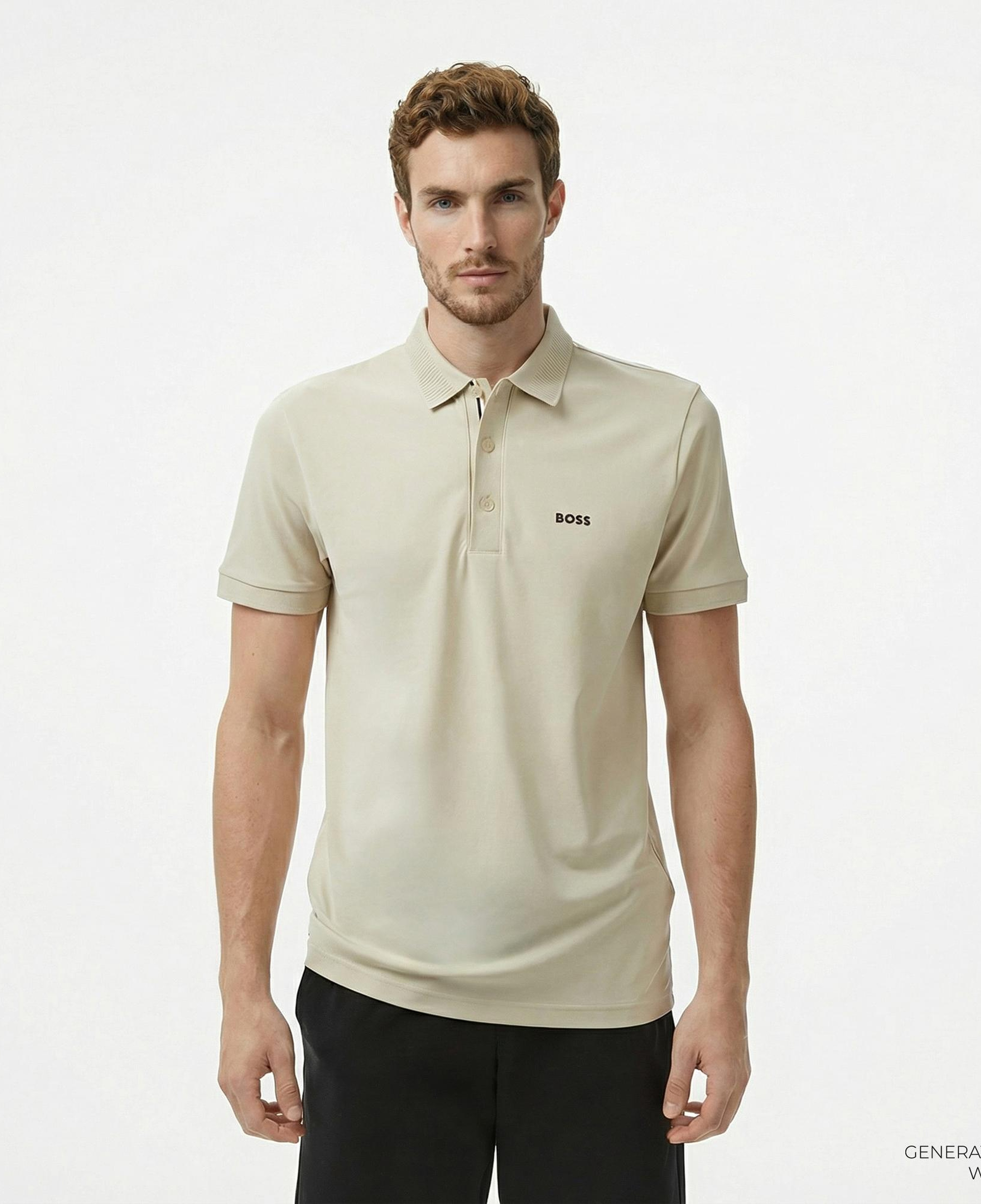 Boss Paule Erkek Bej Polo