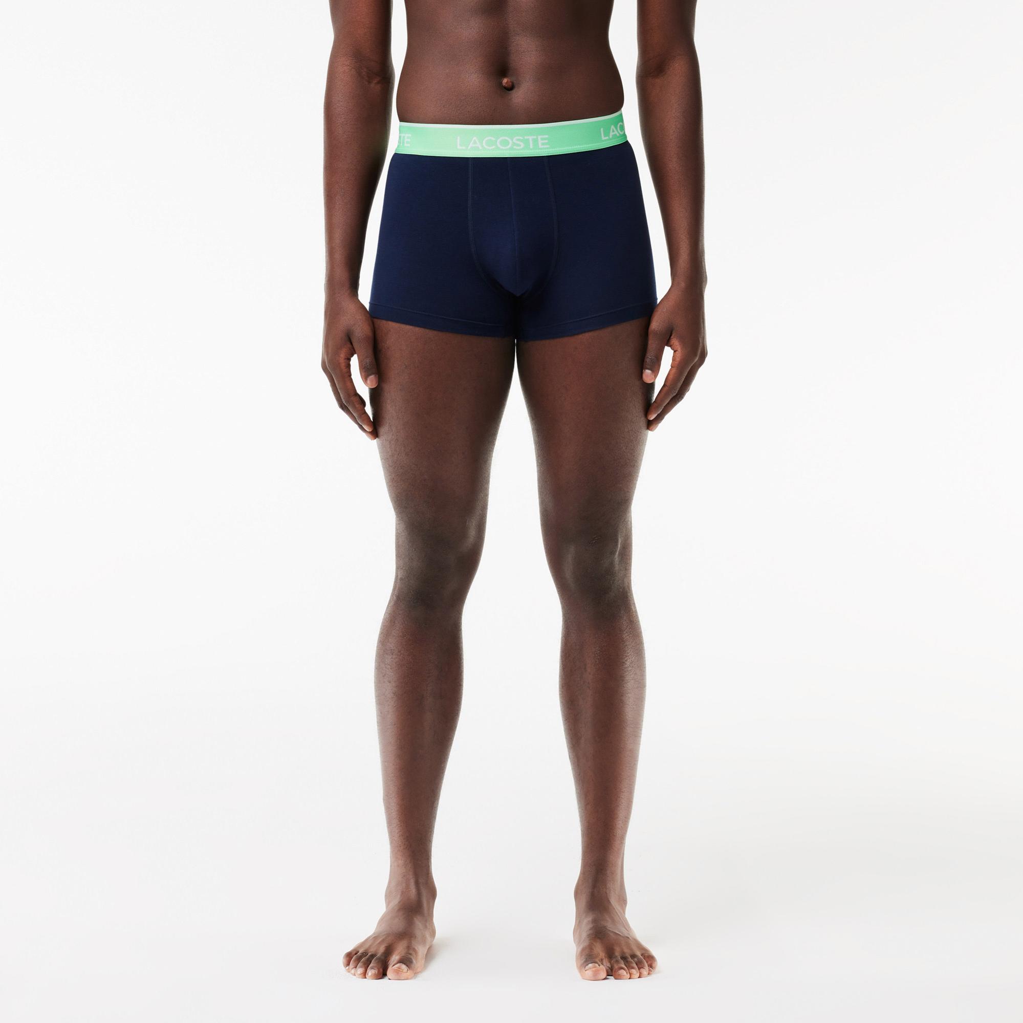Lacoste Erkek 3'lü Lacivert Boxer