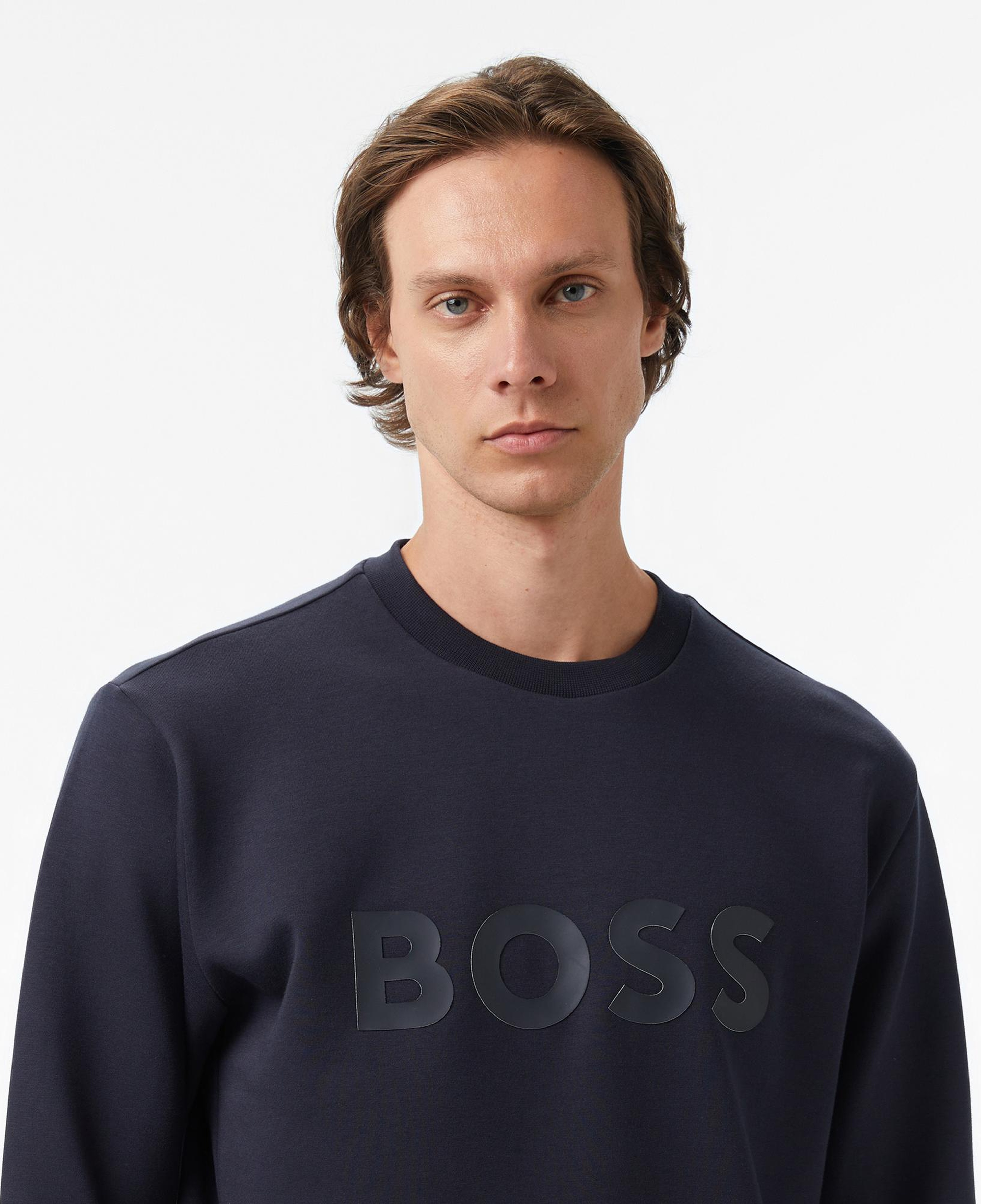 Boss Erkek Mavi Sweatshirt