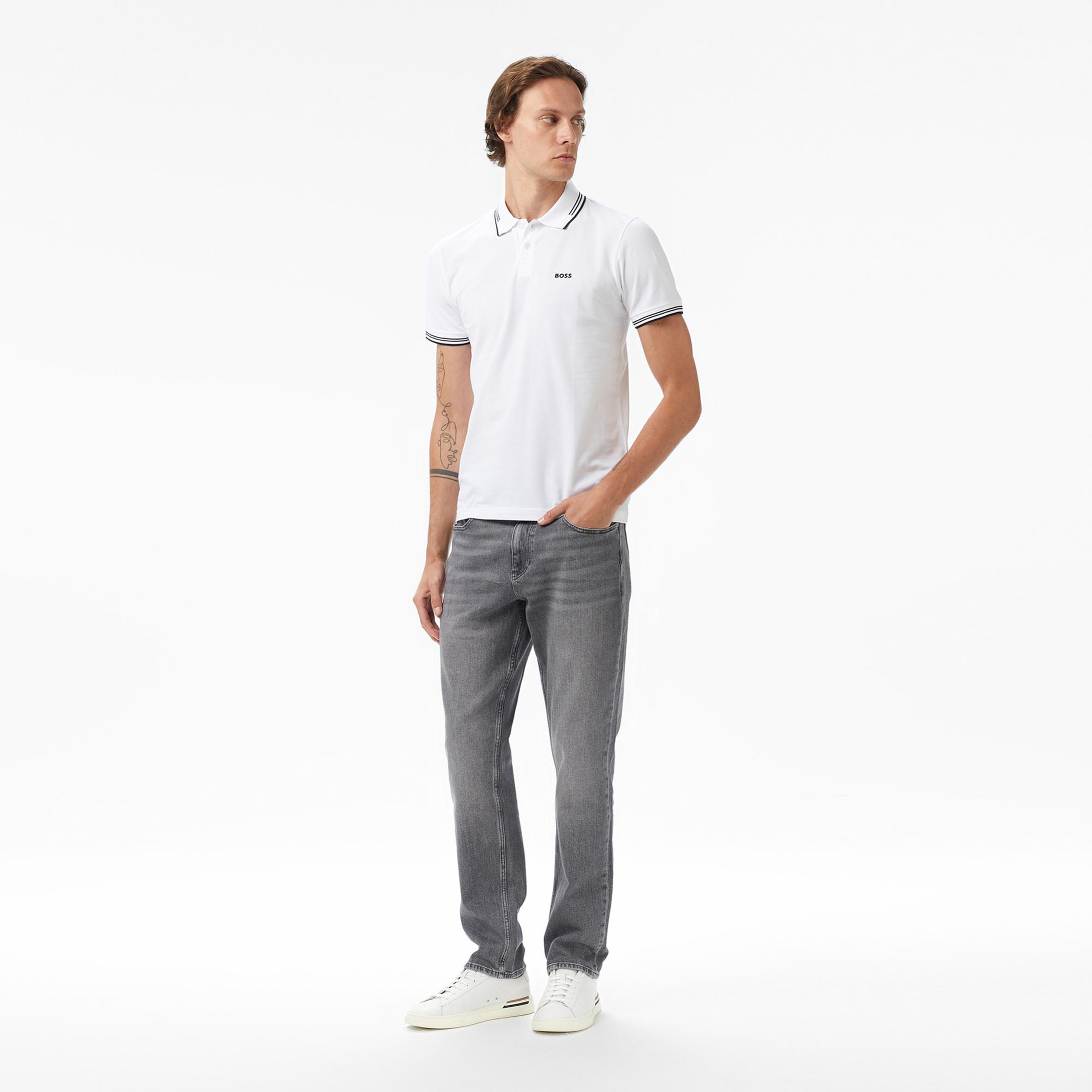 Boss Paul Erkek Beyaz Polo