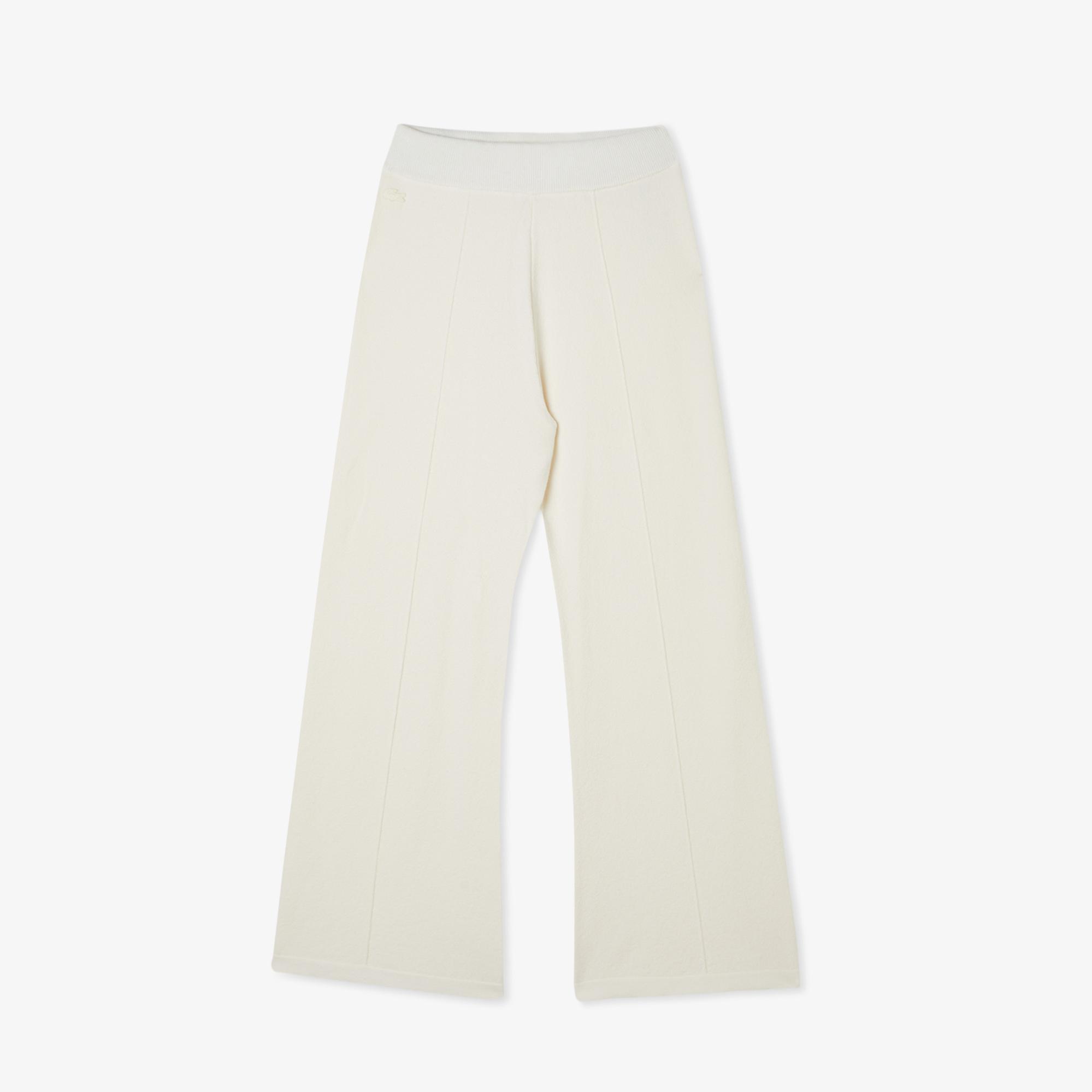 Lacoste Kadın Relaxed Fit Beyaz Pantolon