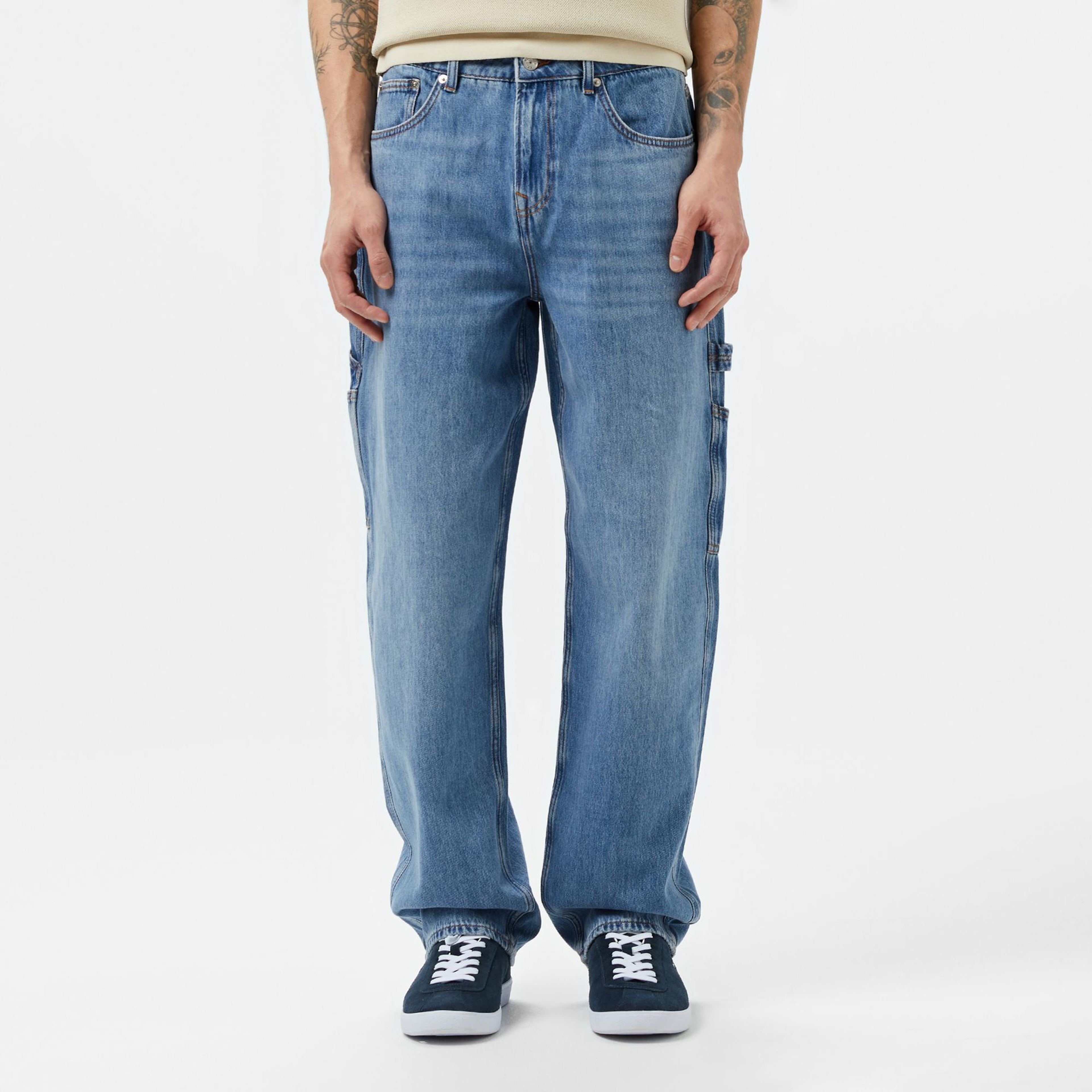 Erkek Koyu Mavi Jean Pantolon