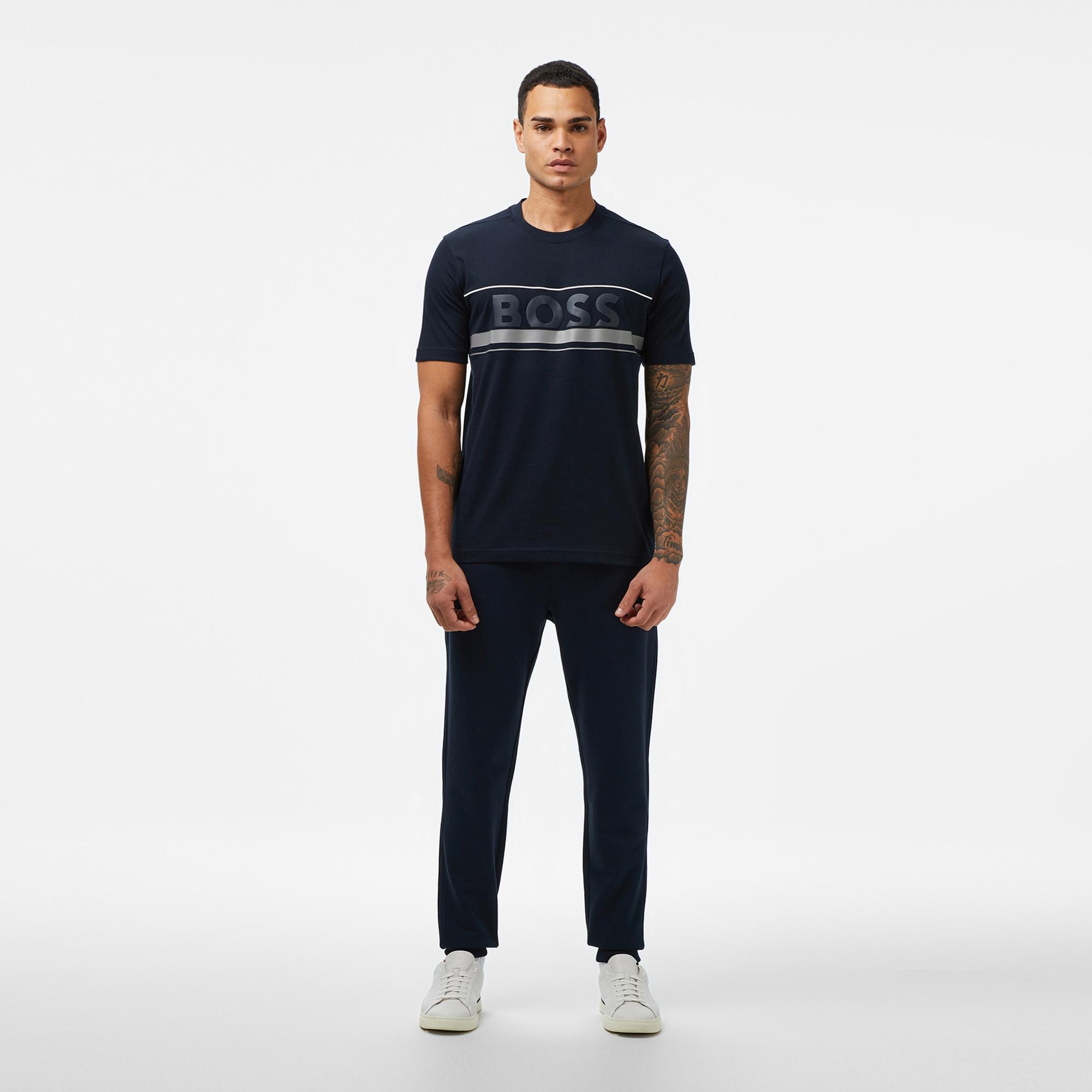 Boss Iconic Erkek Koyu Mavi T-Shirt