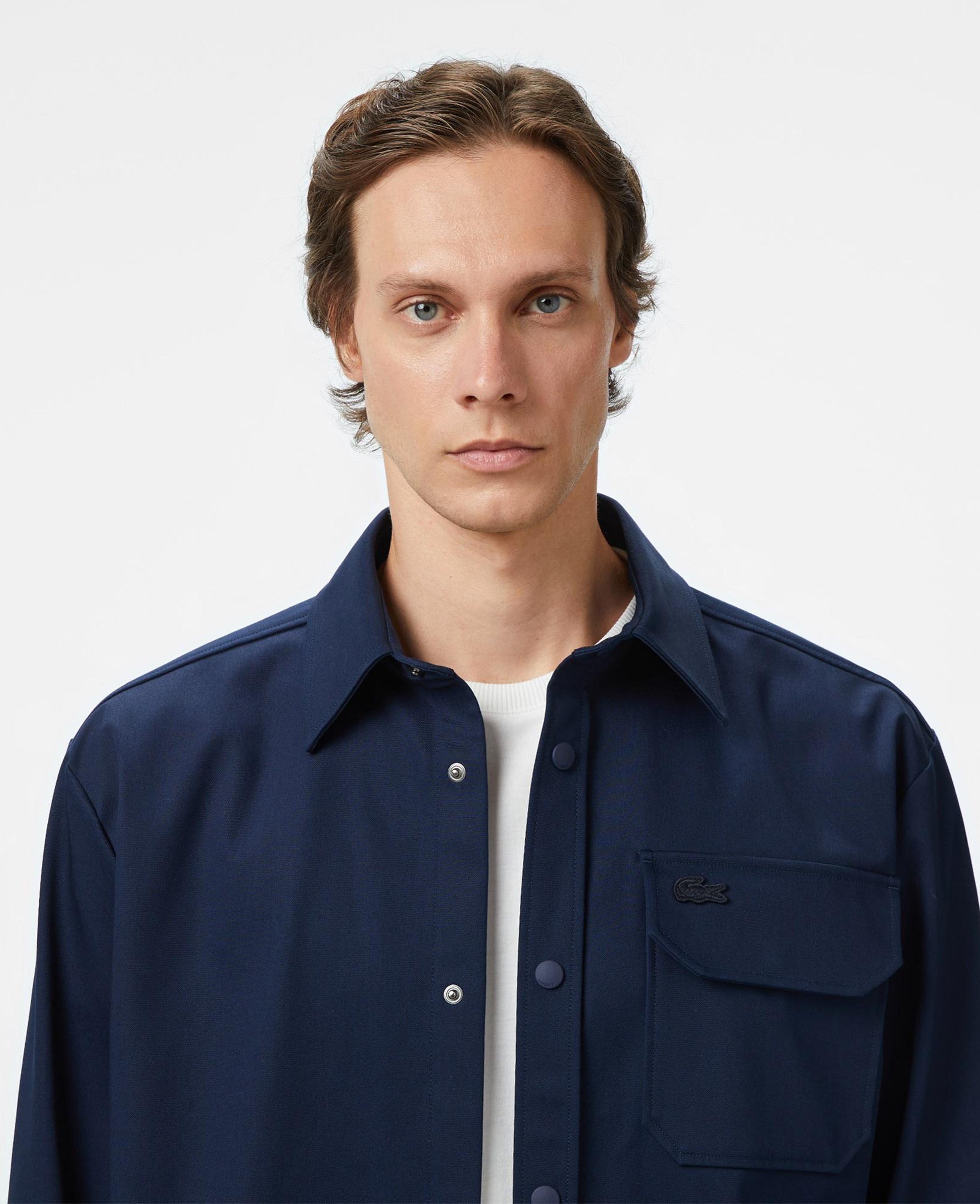 Lacoste Erkek Relaxed Fit Lacivert Gömlek