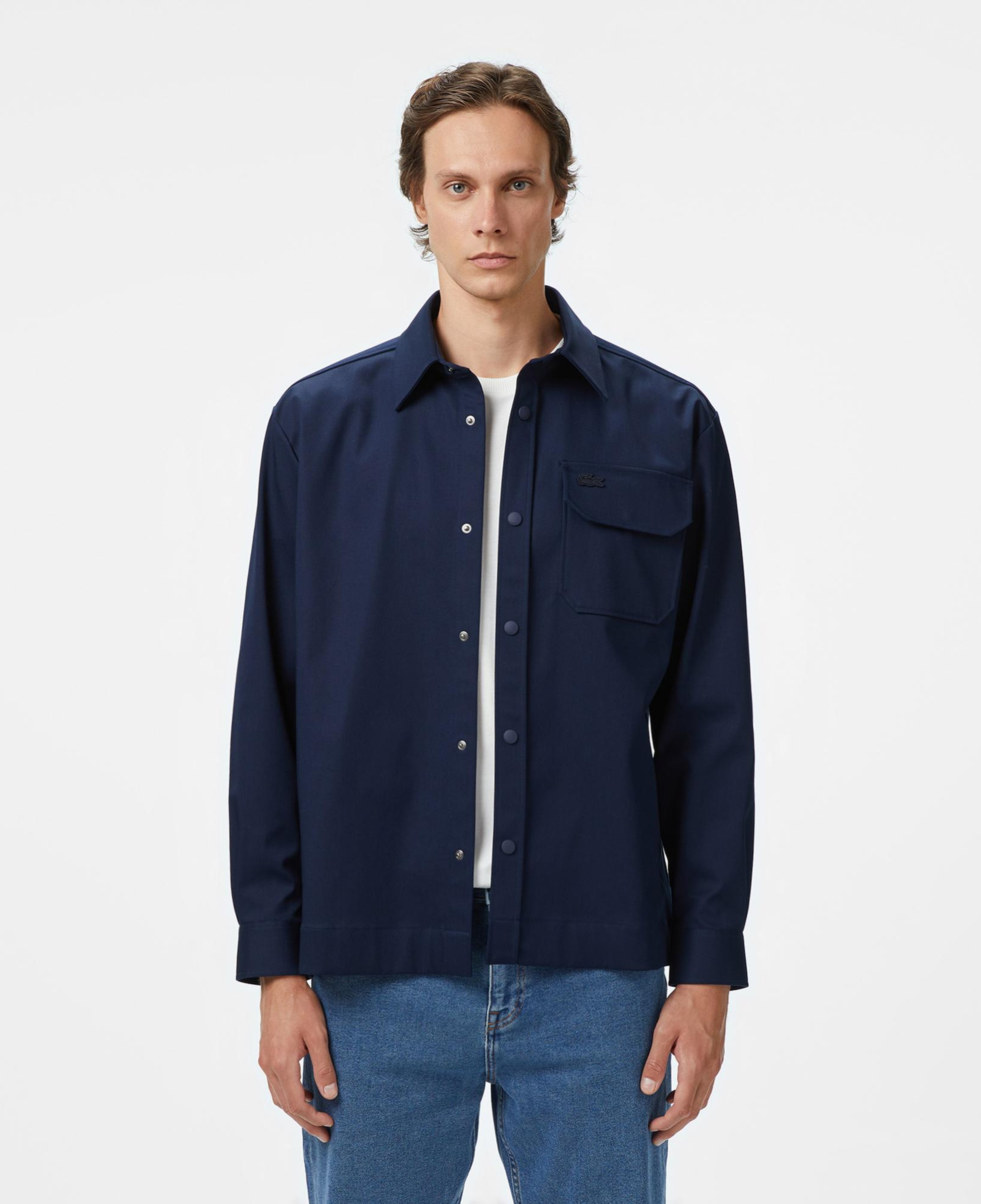 Lacoste Erkek Relaxed Fit Lacivert Gömlek