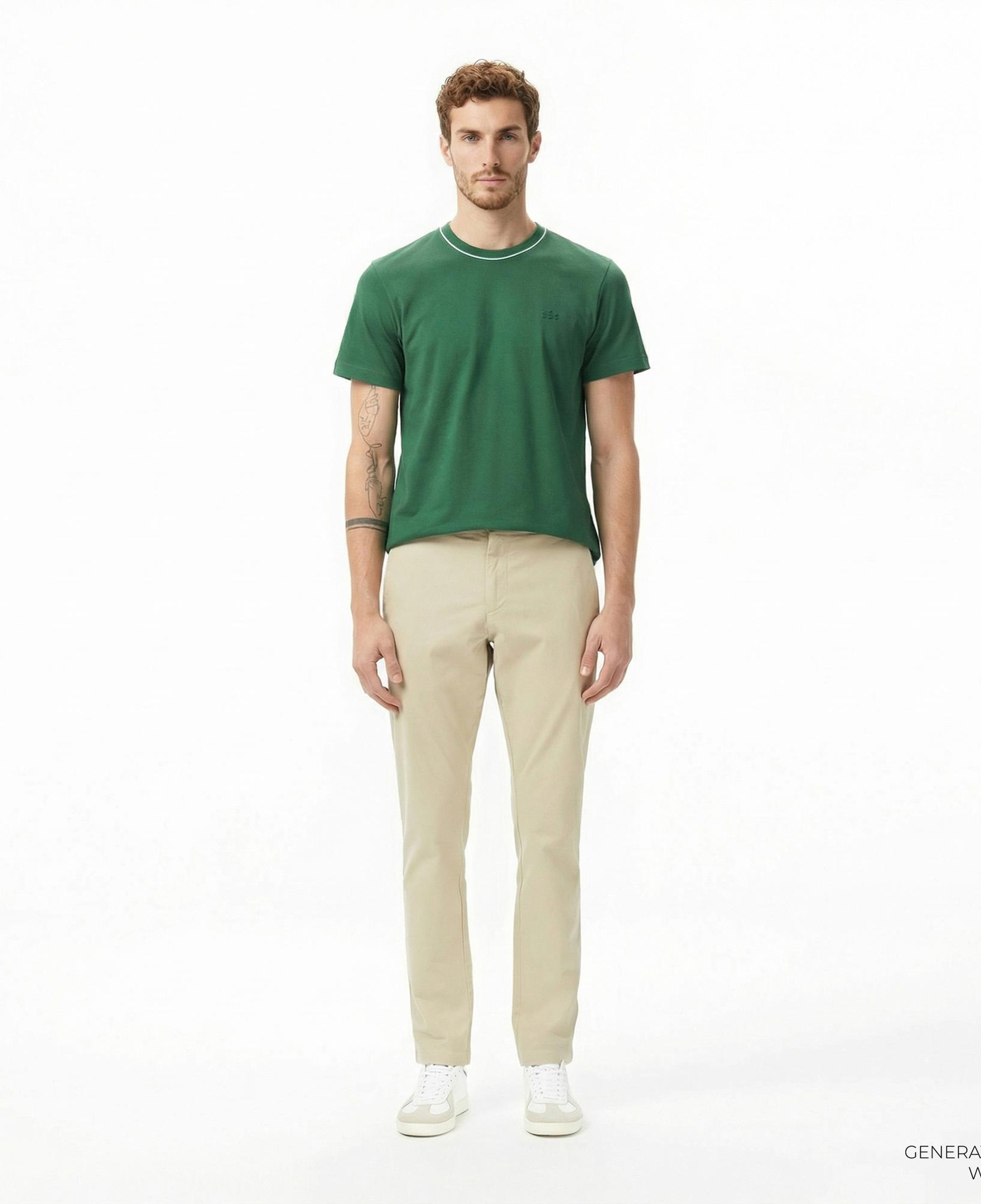 Lacoste Erkek Slim Fit Kahverengi Chino Pantolon