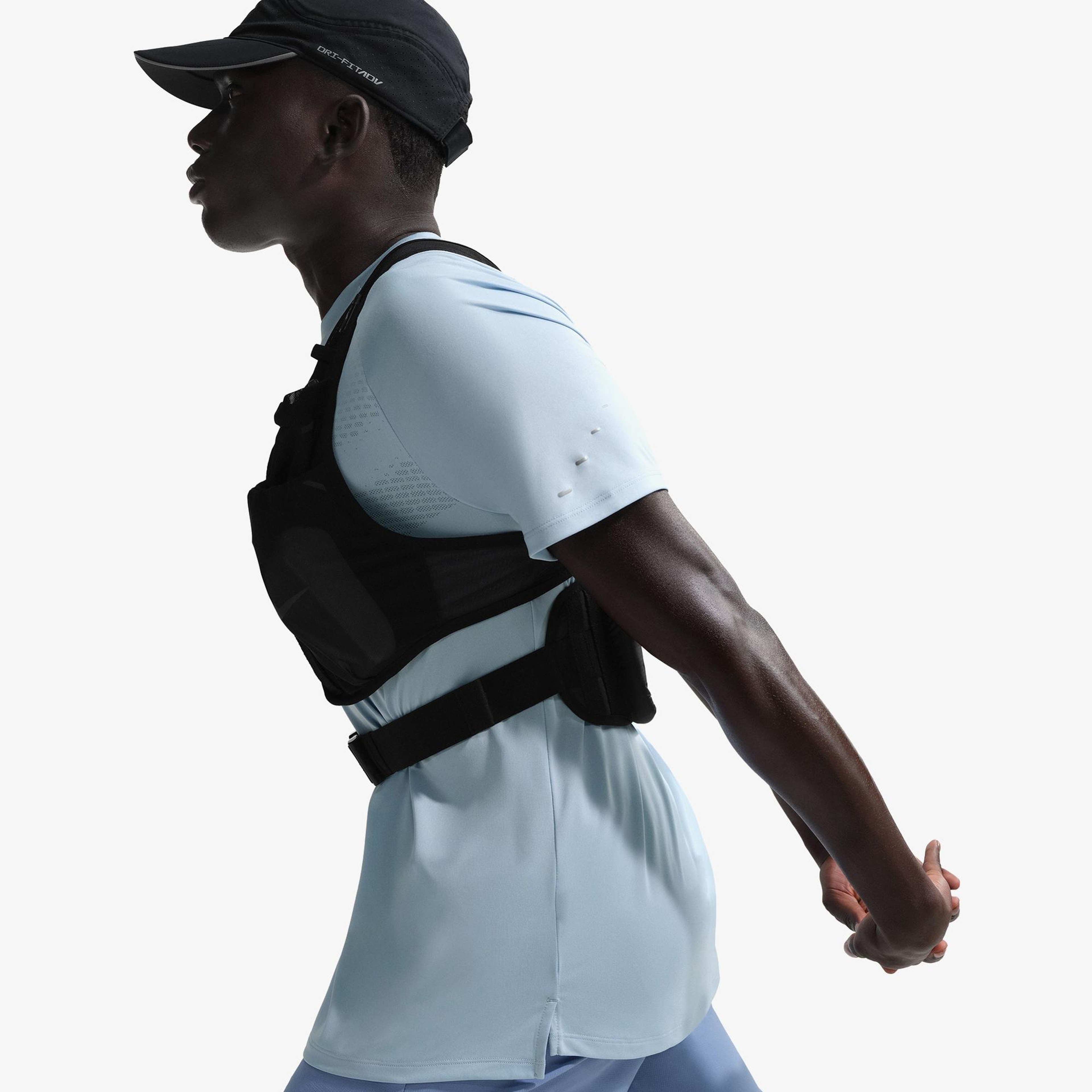 Nike Dri-Fit Stride Erkek Mavi T-Shirt