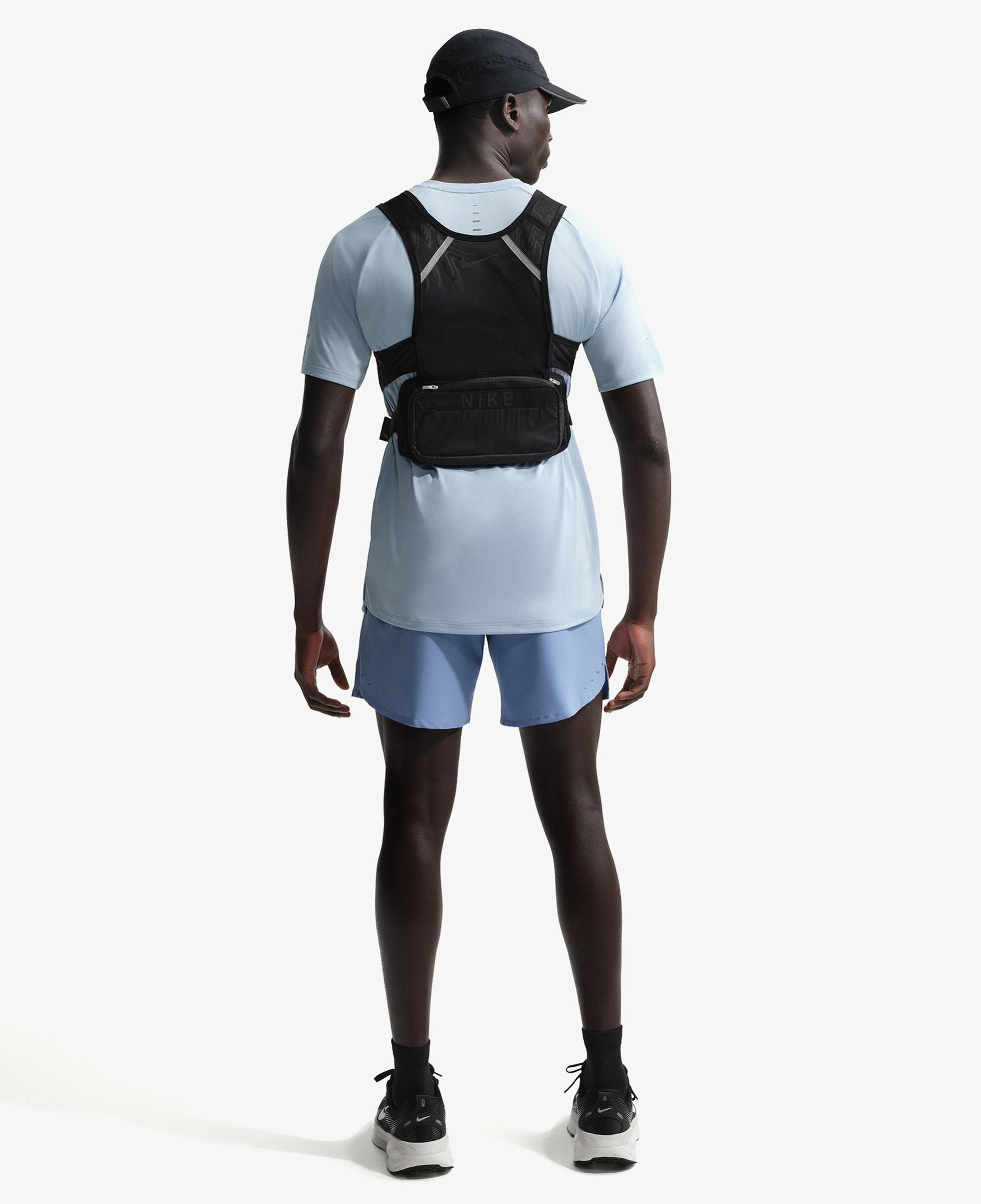 Nike Dri-Fit Stride Erkek Mavi T-Shirt