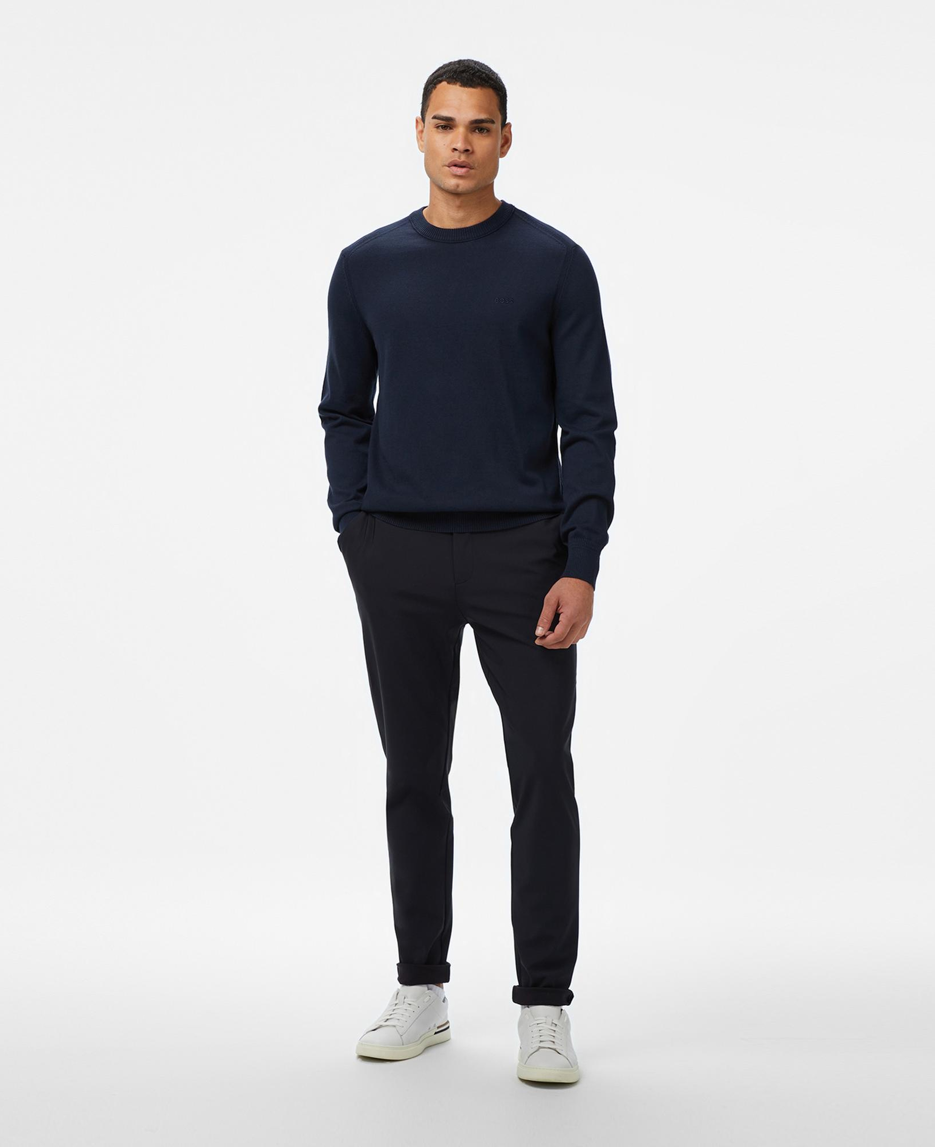 Boss Asac Erkek Koyu Mavi Triko