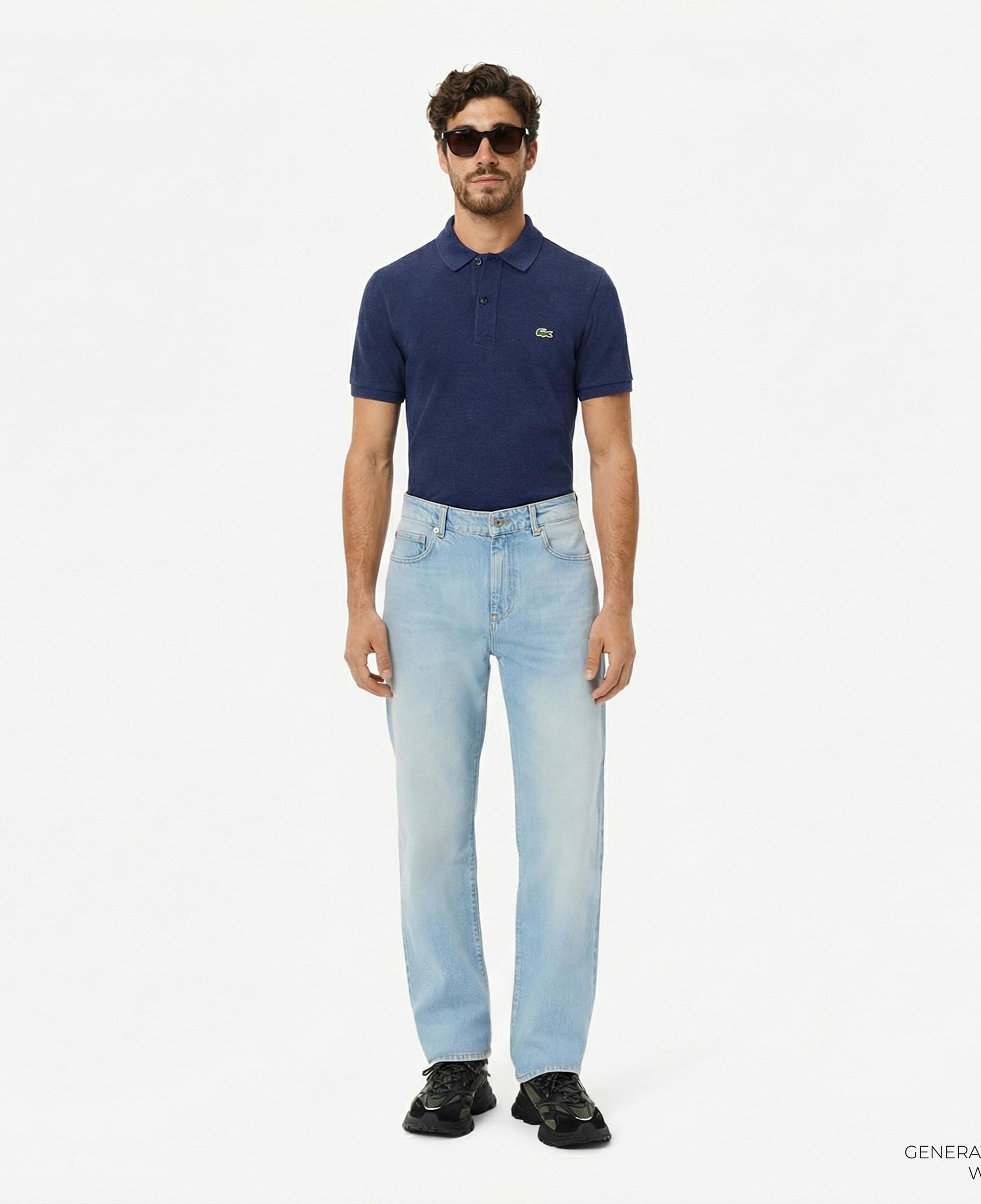 Lacoste Erkek Straight Fit Mavi Pantolon
