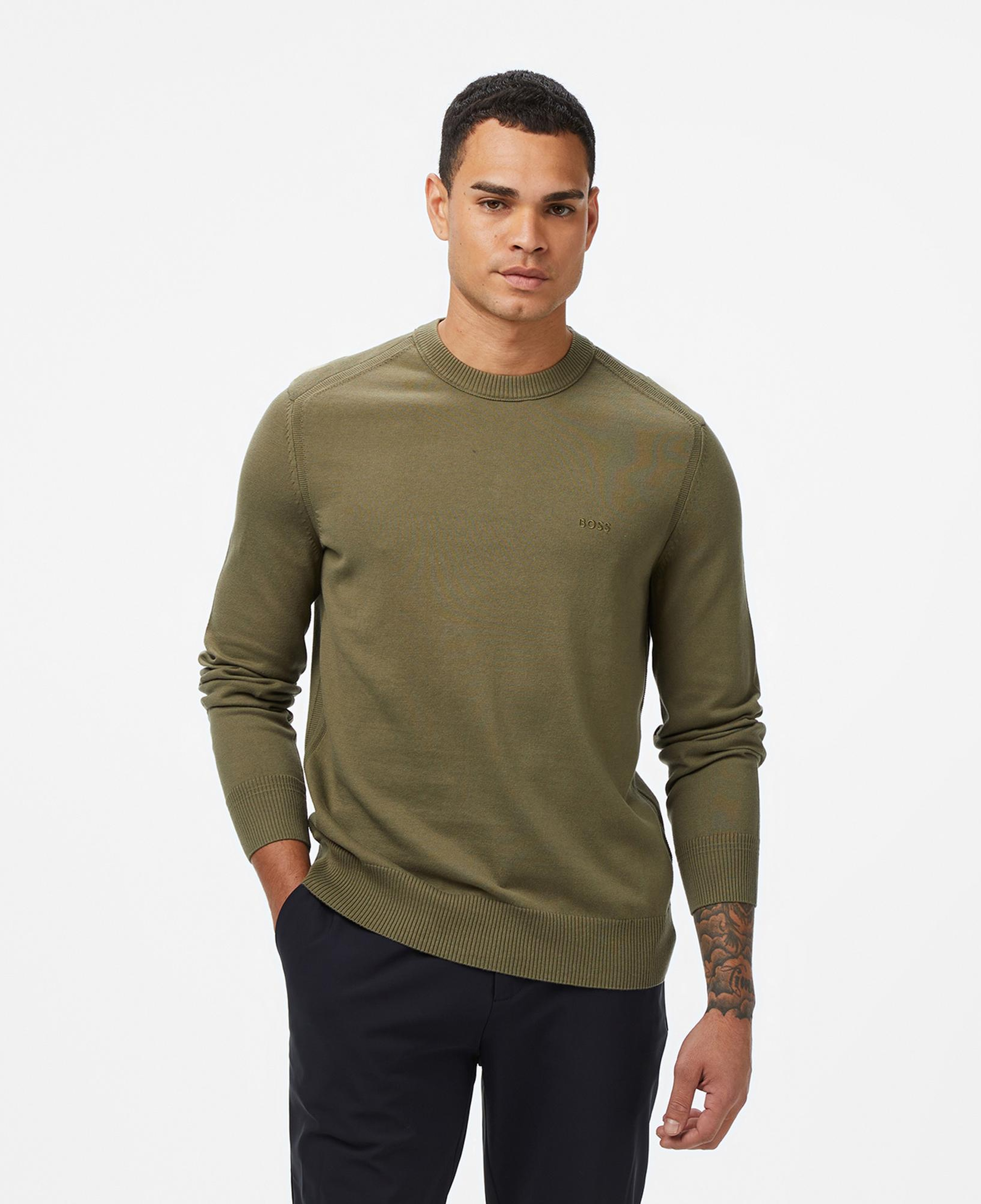 Boss Asac Erkek Açık Yeşil Triko