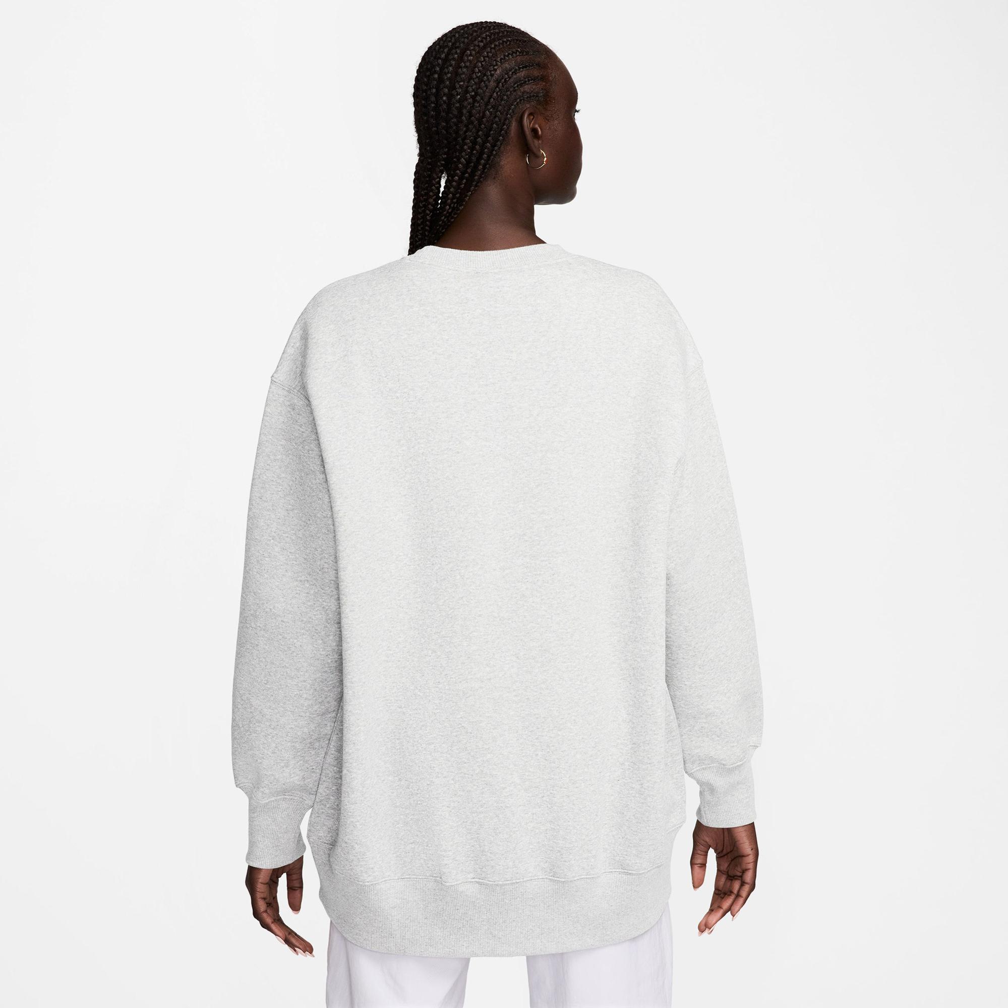 Nike Sportswear Phoenix Fleece Kadın Beyaz Sweatshirt