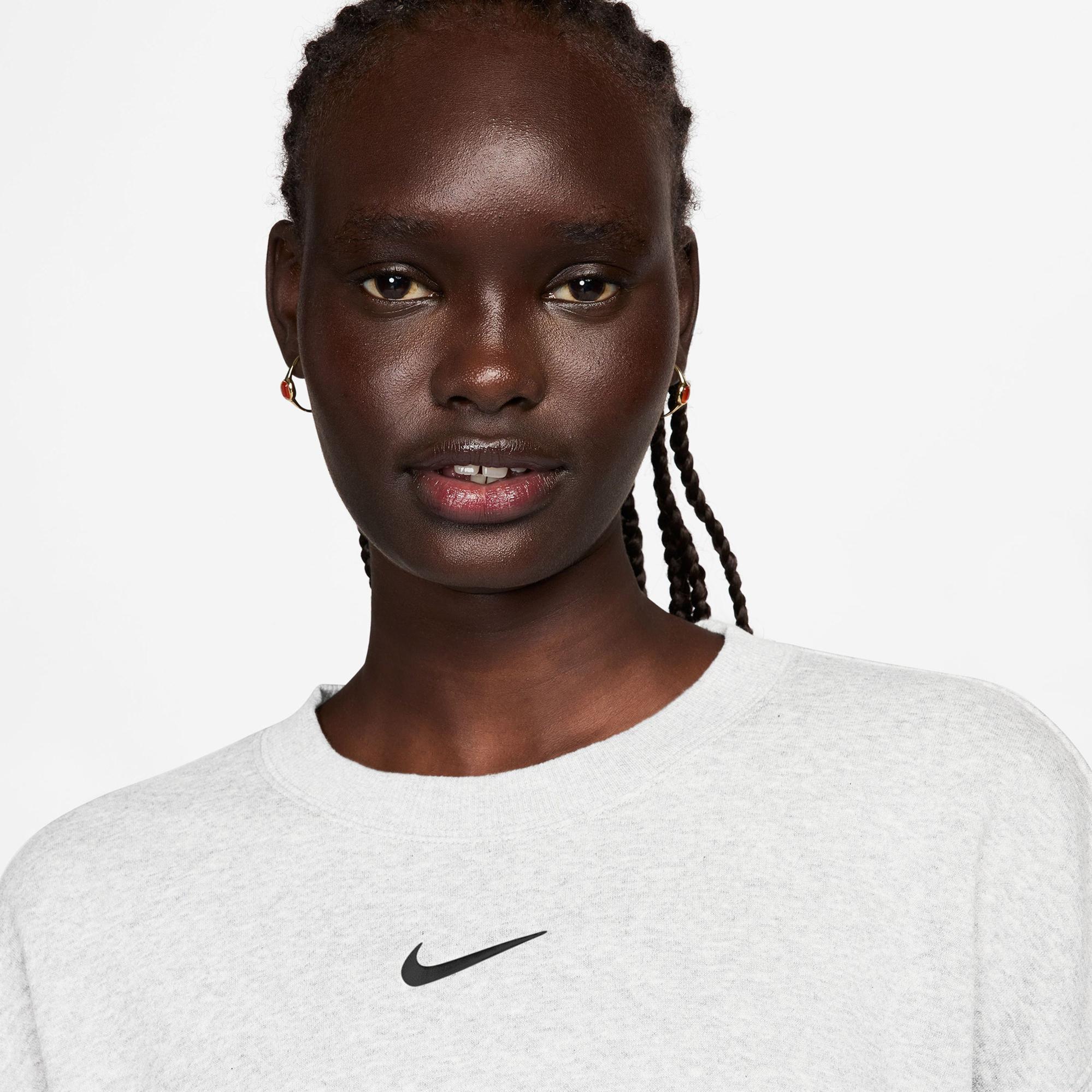 Nike Sportswear Phoenix Fleece Kadın Beyaz Sweatshirt