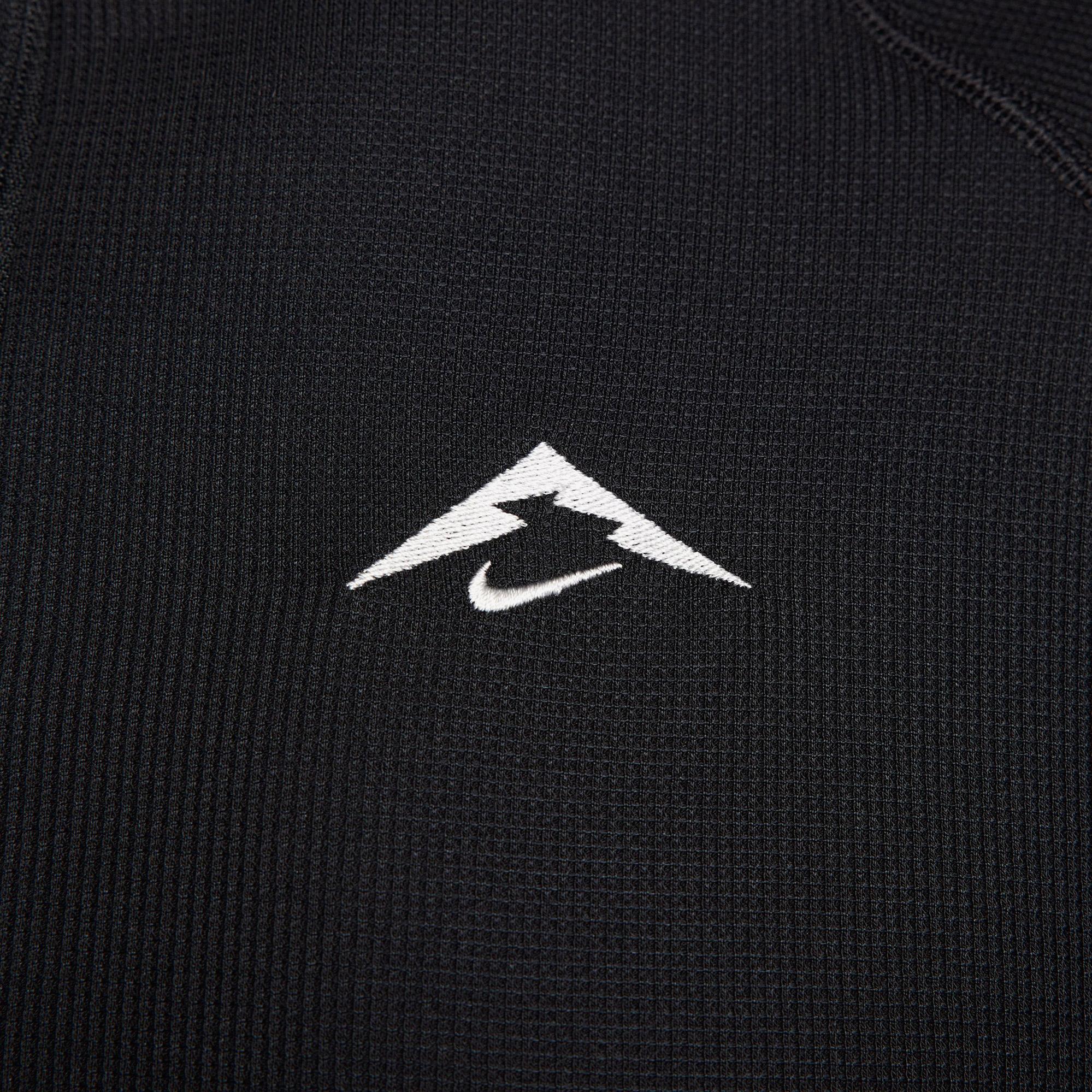 Nike Dri-Fit Trail Midlayer Erkek Siyah Kapüşonlu Hoodie