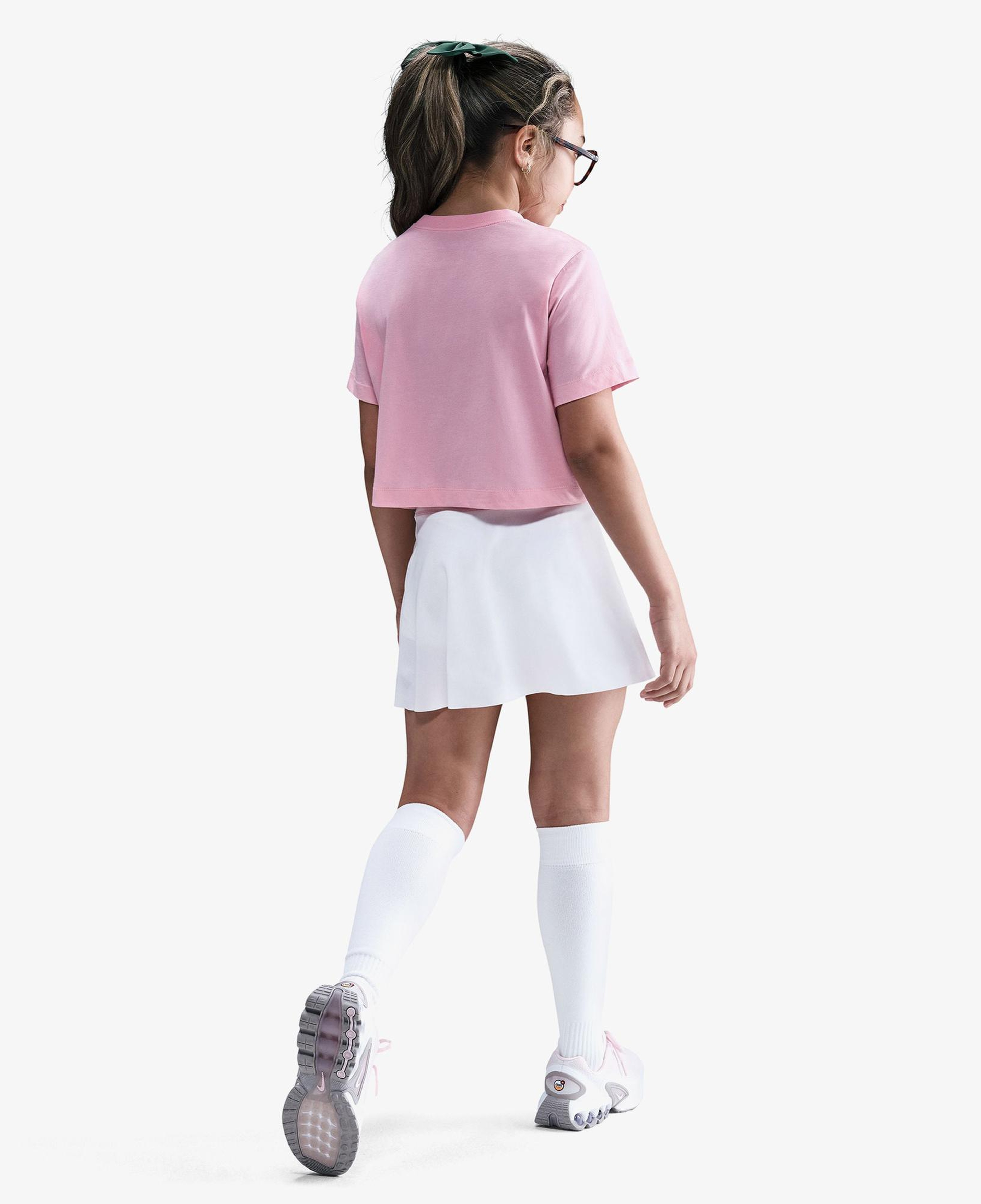 Nike Sportswear Futura Çocuk Pembe Crop T-Shirt